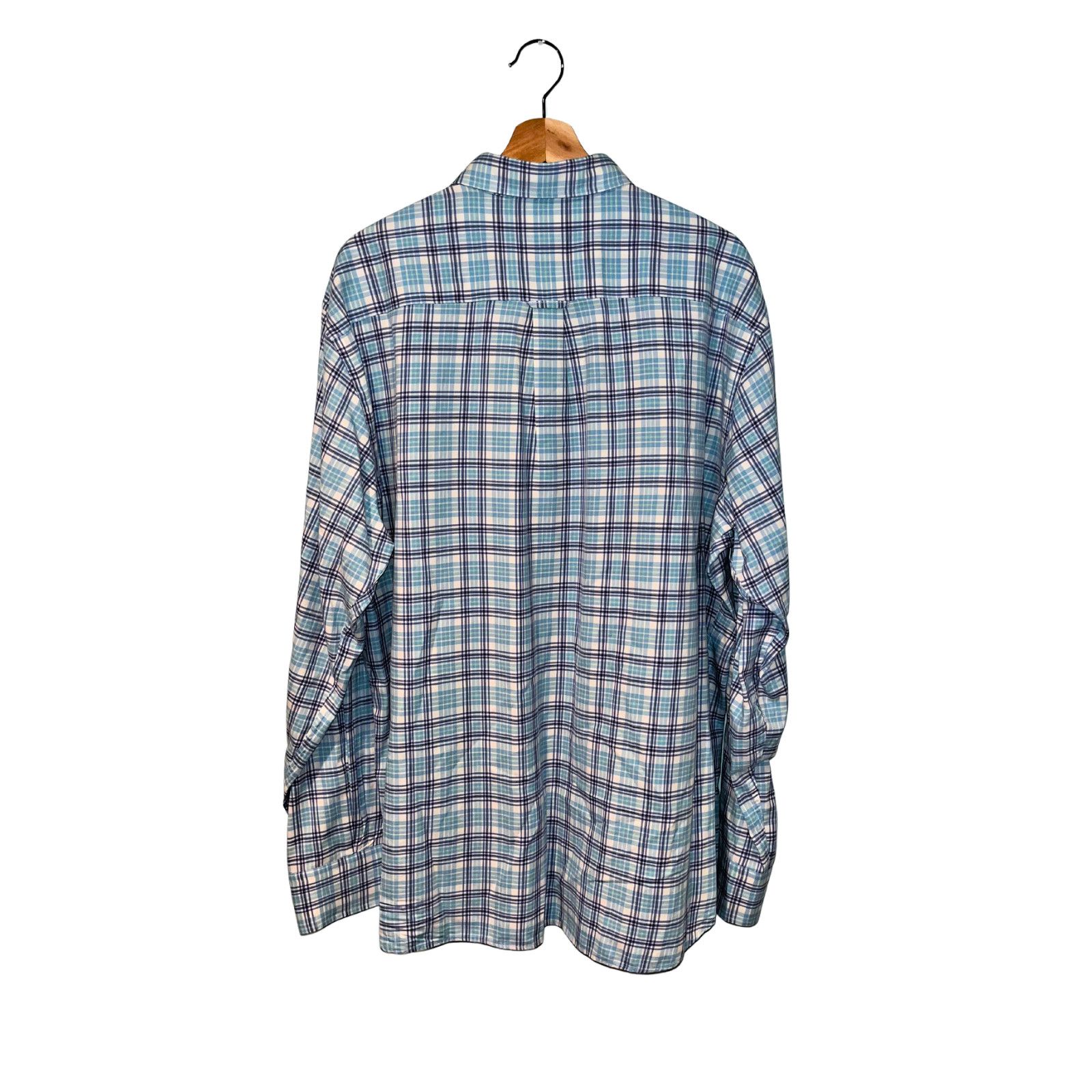 Peter Millar Peter Millar Boardsail Plaid Shirt XL Silk Button Down Size US XL / EU 56 / 4 - 5 Thumbnail