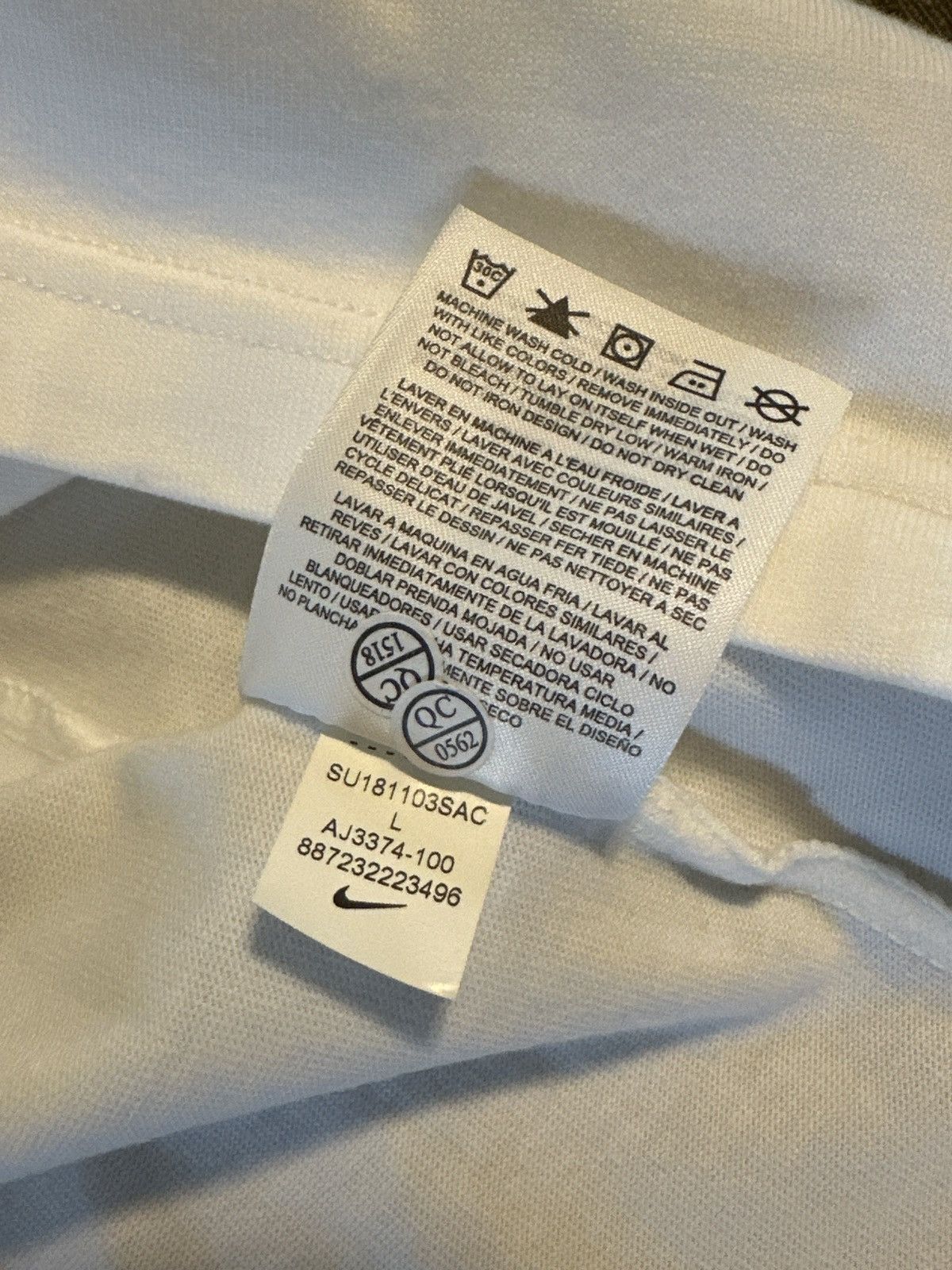Nike × Off-White Nike Lab x OFF-WHITE Mercurial NRG White Tee Size US L / EU 52-54 / 3 - 5 Thumbnail