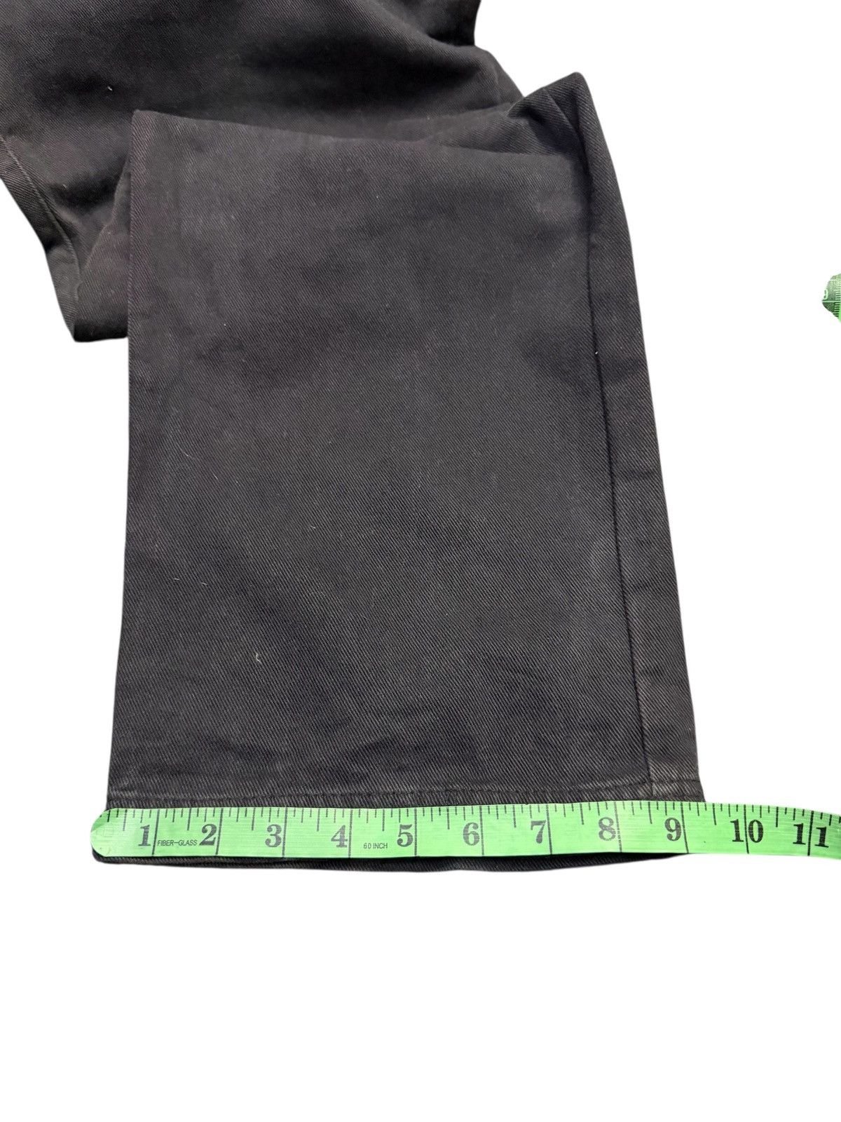 Sean John Vintage Sean Jean Super Black Baggy Denim Embroidered Size US 34 / EU 50 - 16 Thumbnail
