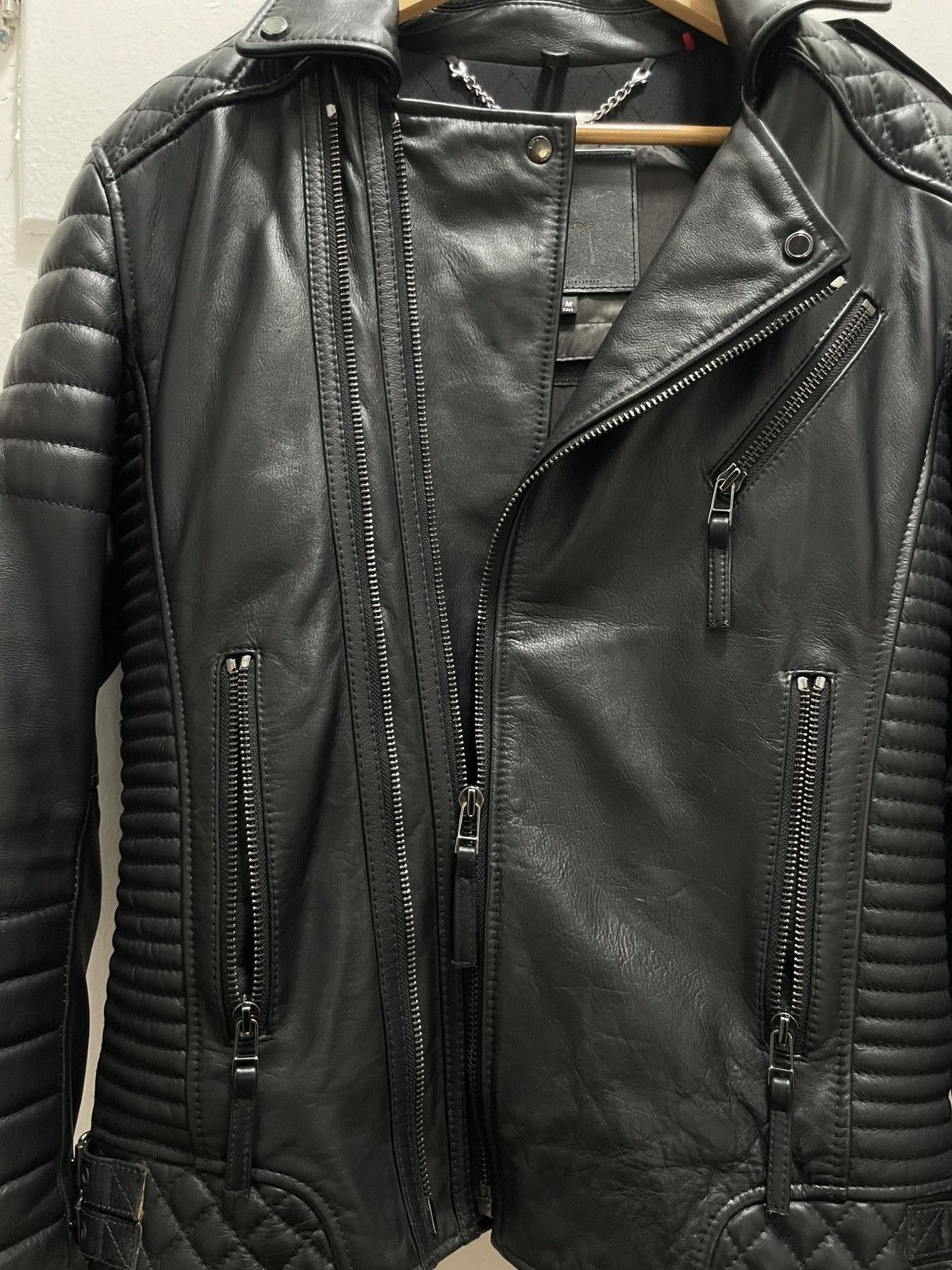 Boda Skins Boda Skins Kay Michaels Black Tall M Biker Leather Jacket CE Size US M / EU 48-50 / 2 - 15 Thumbnail