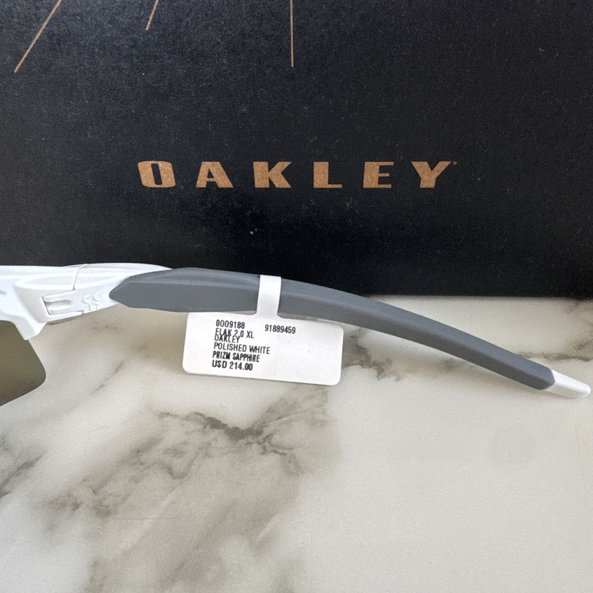 Oakley Oakley Flak 2.0 XL White/Prizm Sapphire – New Size ONE SIZE - 5 Thumbnail