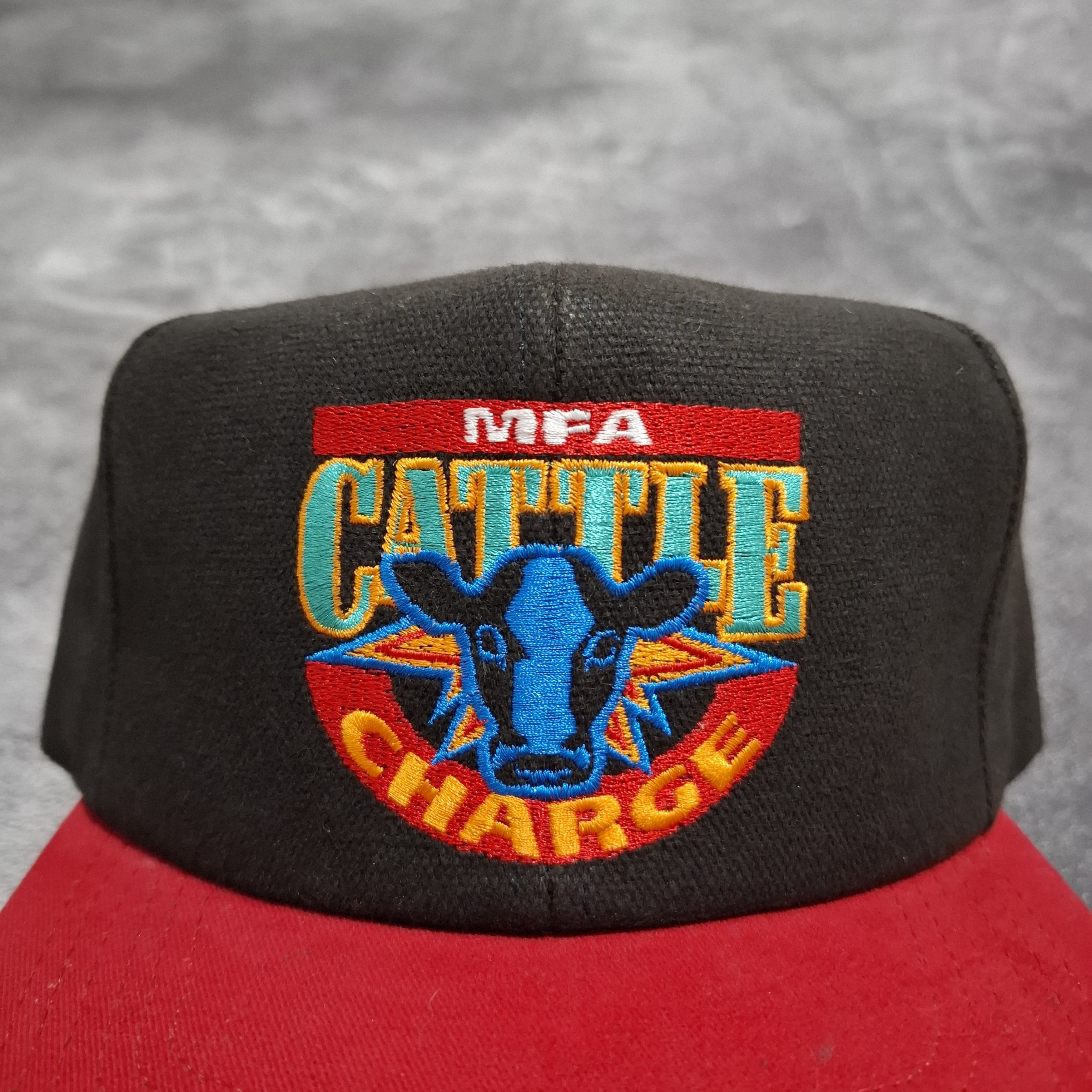 Vintage MFA Cattle Charge Vintage Snap Back Hat Size ONE SIZE - 2 Thumbnail