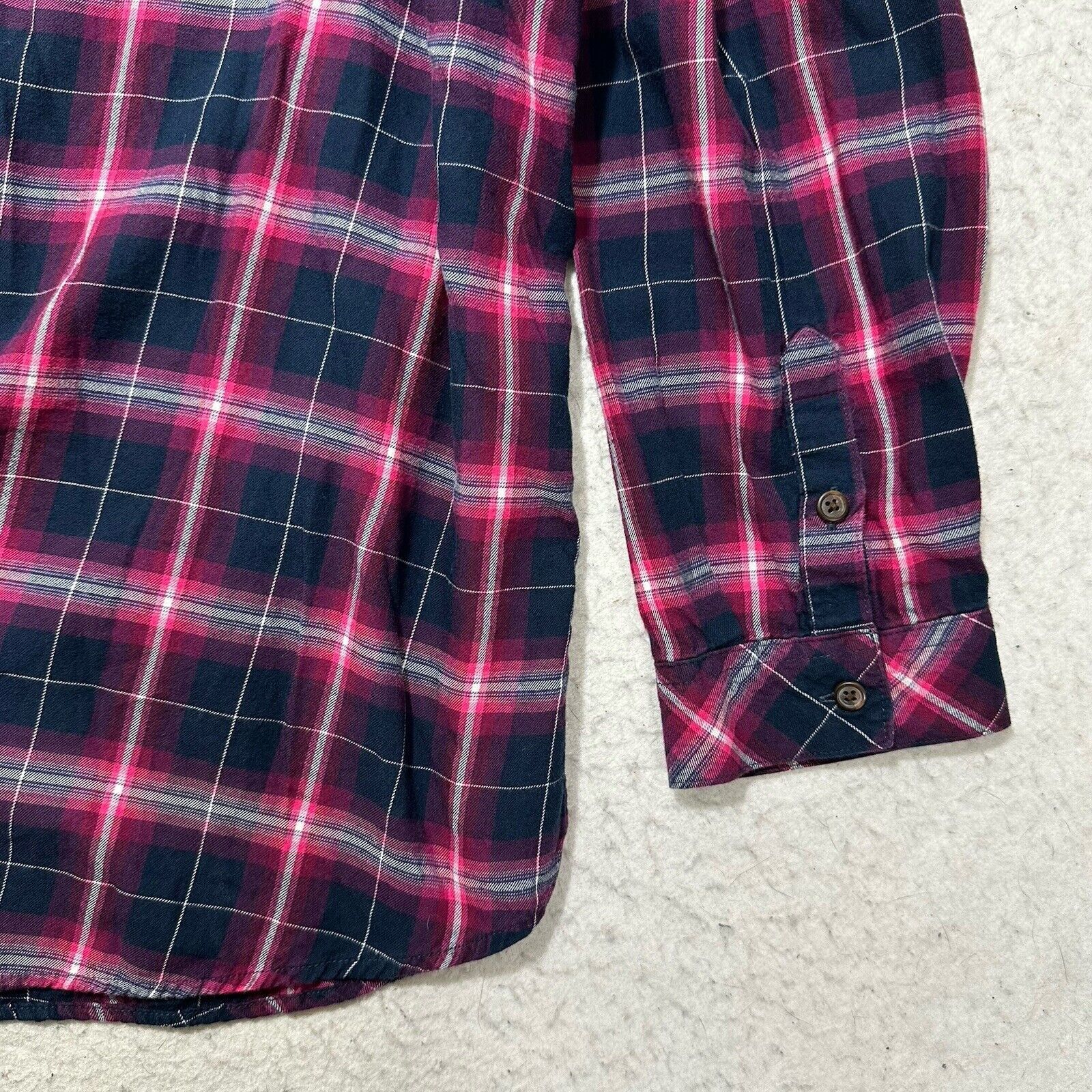 Sonoma Sonoma 2X The Every Day Shirt Long Sleeve Plaid Button Front Size XXL / US 16-18 / IT 52-54 - 6 Thumbnail