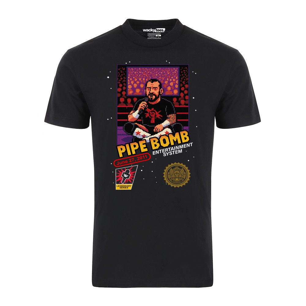 Other The Pipe Bomb CM Punk Wrestling 8-Bit Gaming Tee Shirt Size US L / EU 52-54 / 3 - 1 Preview