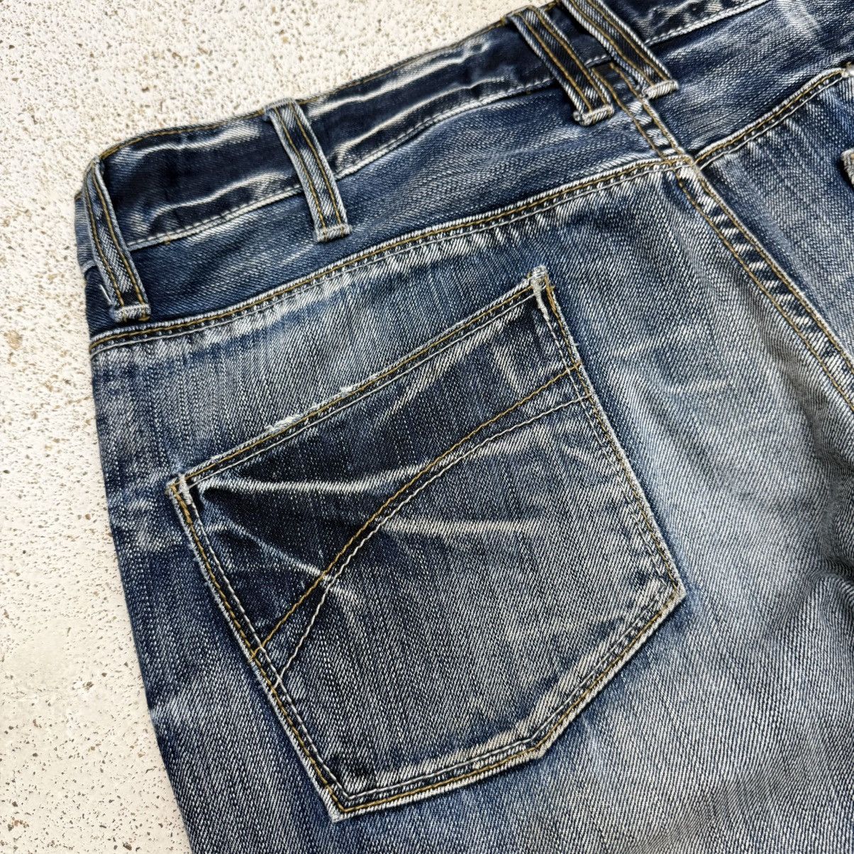 Boycott Boycott Lightning Wash Whisker Distressed Denim Pant Size US 34 / EU 50 - 14 Thumbnail