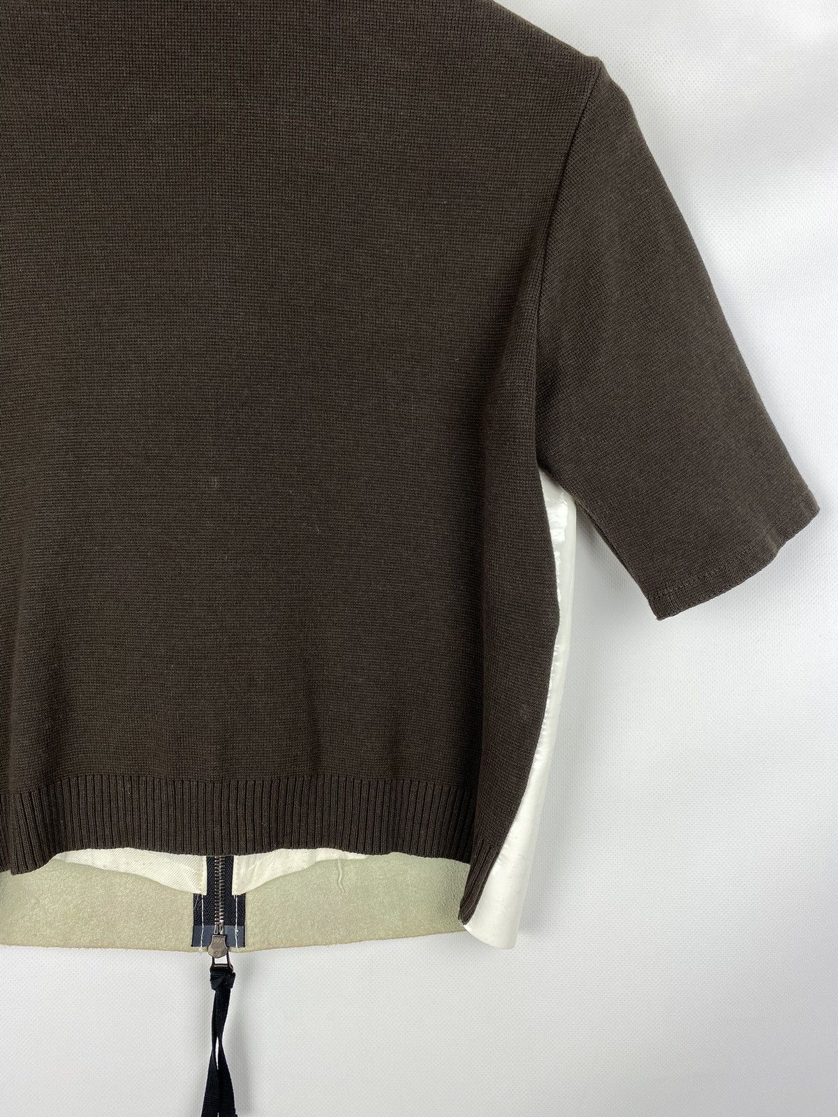 Marni Marni H&M ladies short sleeve patent leather full zip jacket Size S / US 4 / IT 40 - 24 Thumbnail