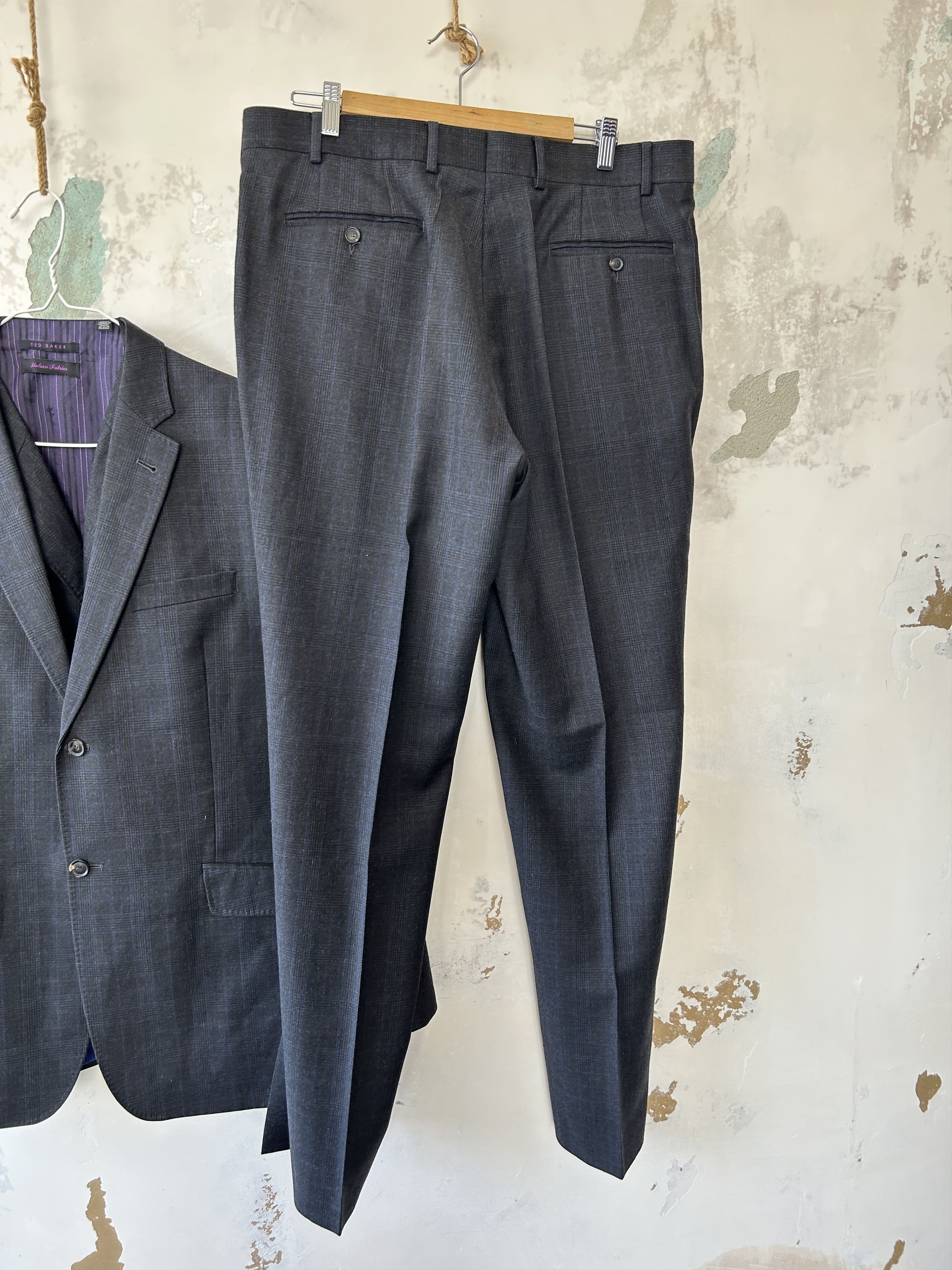 Ted Baker Ted Baker Suit Wool London Endurance 2 Piece 42 R Size 42R - 6 Thumbnail
