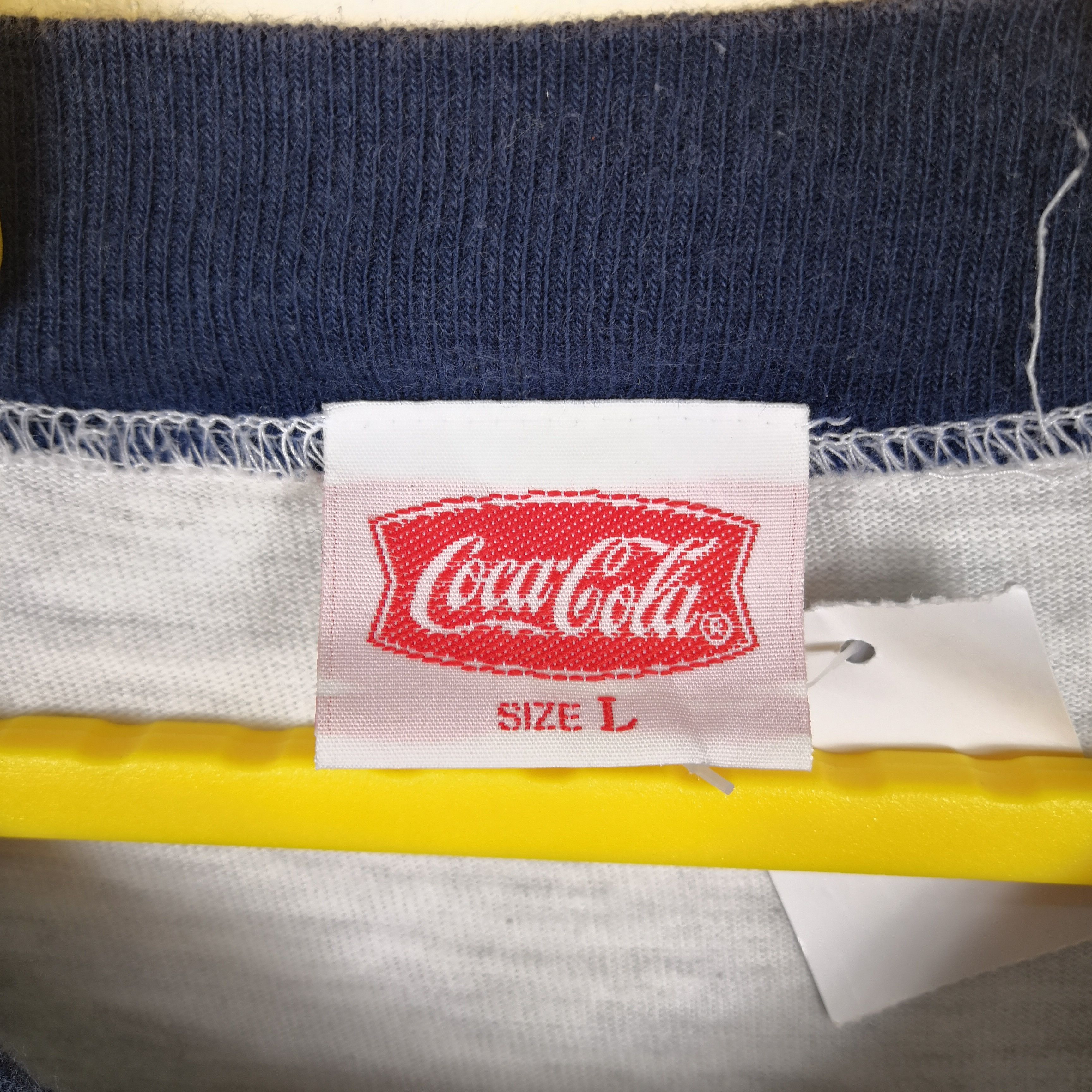Coca Cola × Vintage Vintage COKE T-Shirt Coca Cola Big Spell Out Crewneck Tee Size US L / EU 52-54 / 3 - 5 Thumbnail