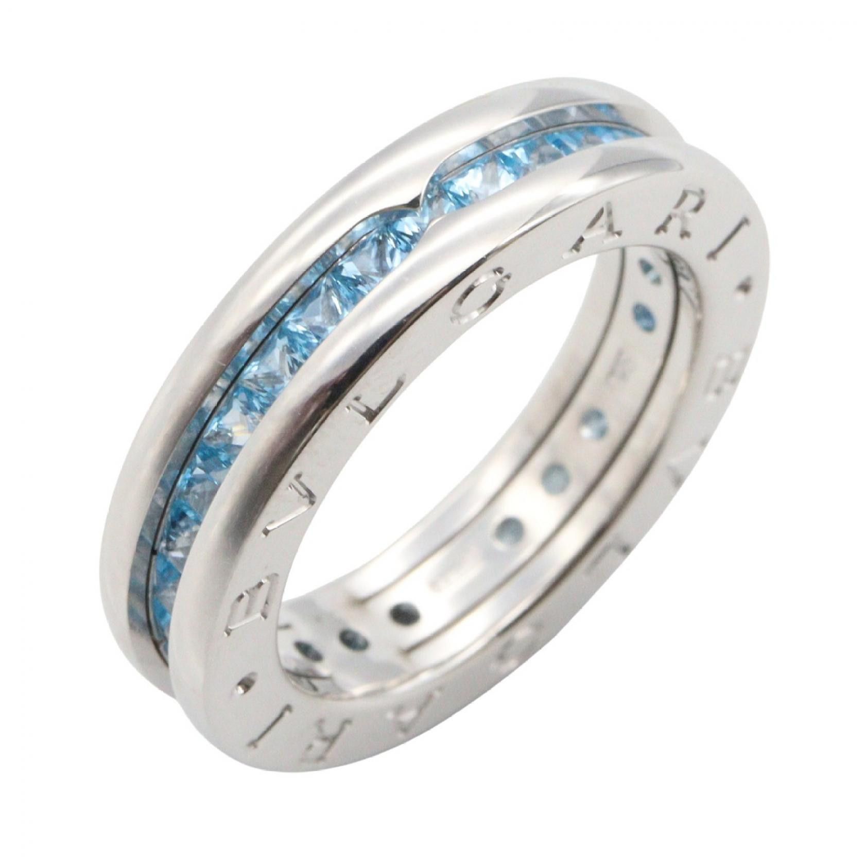 Bvlgari Bvlgari BVLGARI B-zero1 Au750 Blue Topaz Ring Size 50 Precious Metal Ring DUTY FREE for USA Size ONE SIZE - 1 Thumbnail