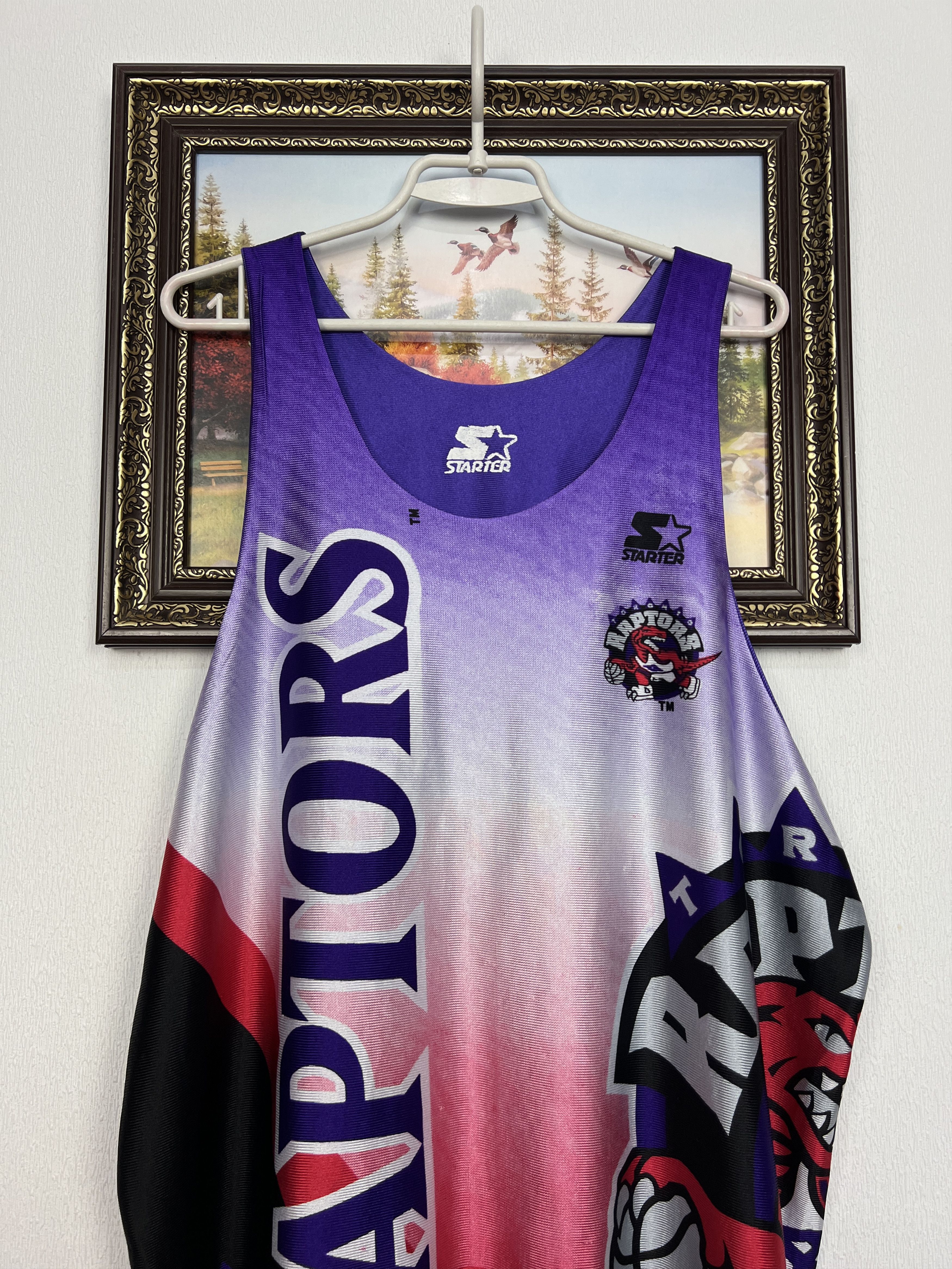 Starter Vintage Toronto Raptors Reversible Jersey Warm Up Trikot Size US XL / EU 56 / 4 - 2 Thumbnail