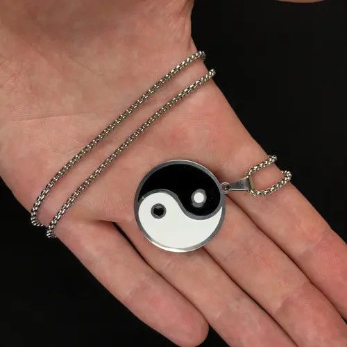 Jewelry Hirasawa x Hara Yin Yang Pendant Neckalce Punk Chain Size ONE SIZE - 7 Thumbnail