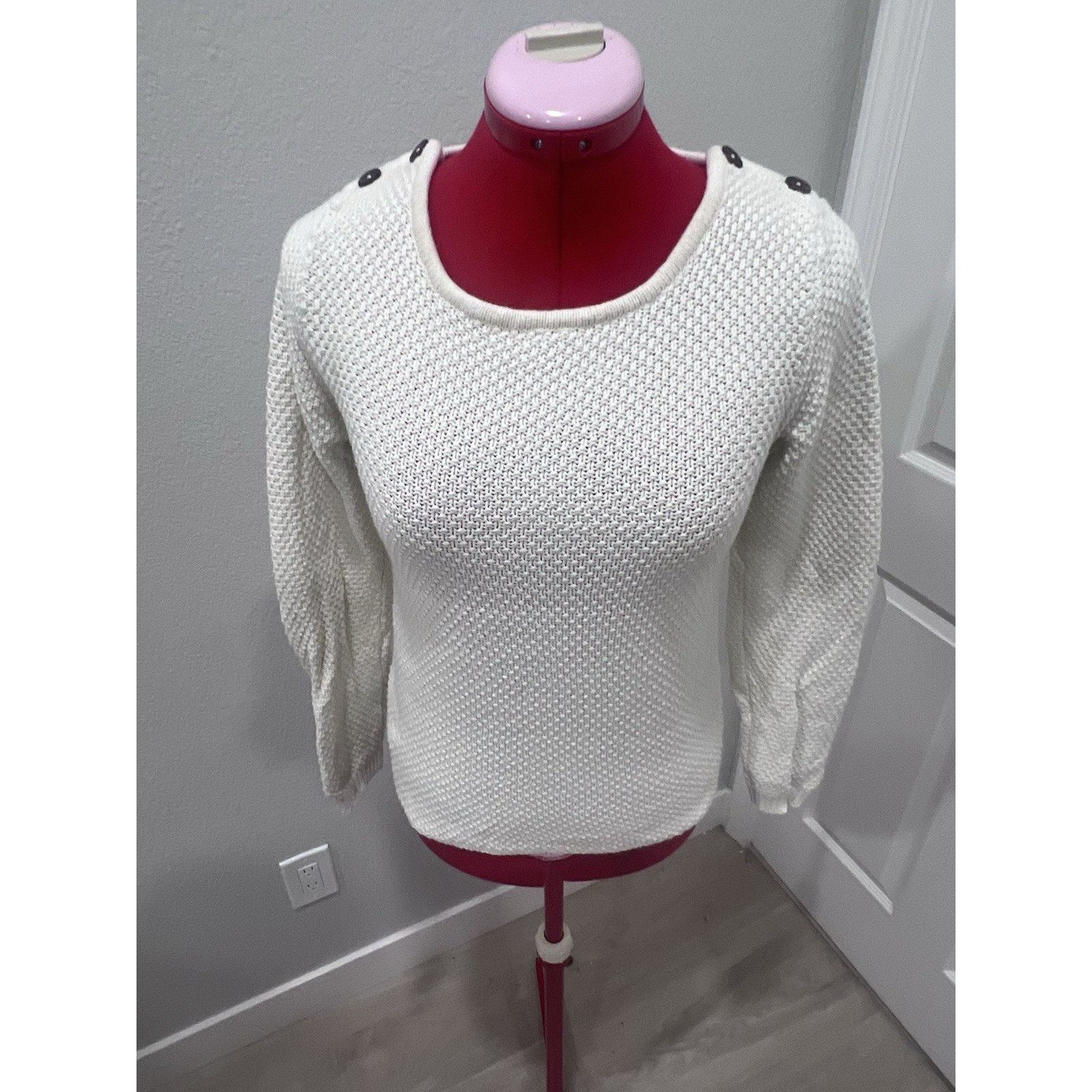 Boden Boden Pullover Sweater Mohair Blend Soft Textured Knit beige Size XS / US 0-2 / IT 36-38 - 3 Thumbnail