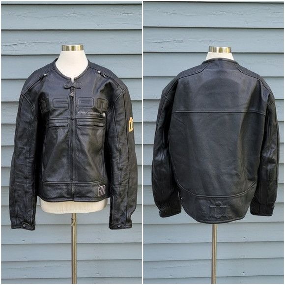 ICON Motorhead Asphalt Technologies Black Motorcycle Jacket