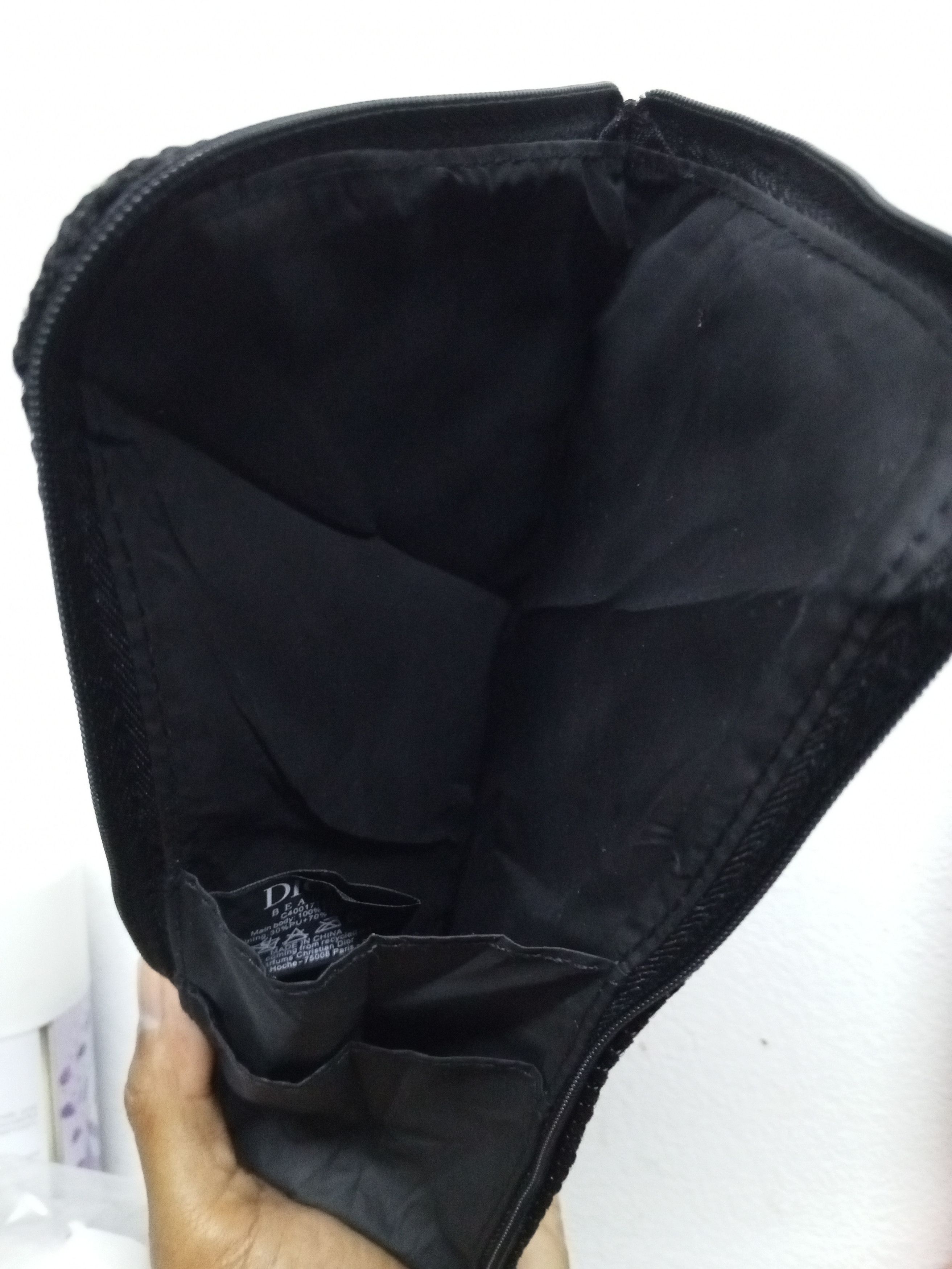 Dior Christian Dior Brush Holder Mesh Pouch Black Logo 12×23×1cm Size ONE SIZE - 10 Thumbnail