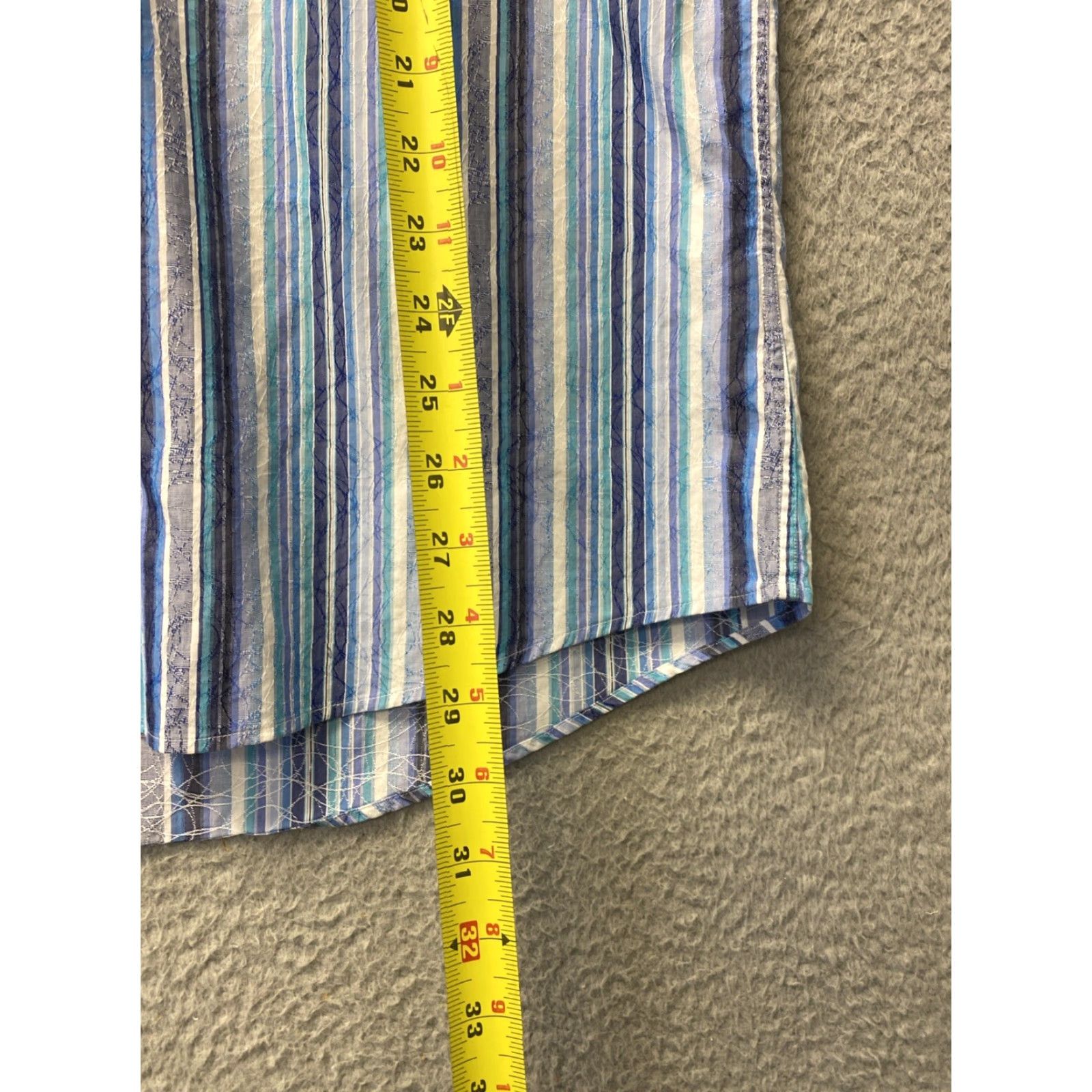 BUGATCHI BUGATCHI Mens Large Long Sleeve Button-Up Shirt Multicolor Cotton Unique Size US L / EU 52-54 / 3 - 6 Thumbnail