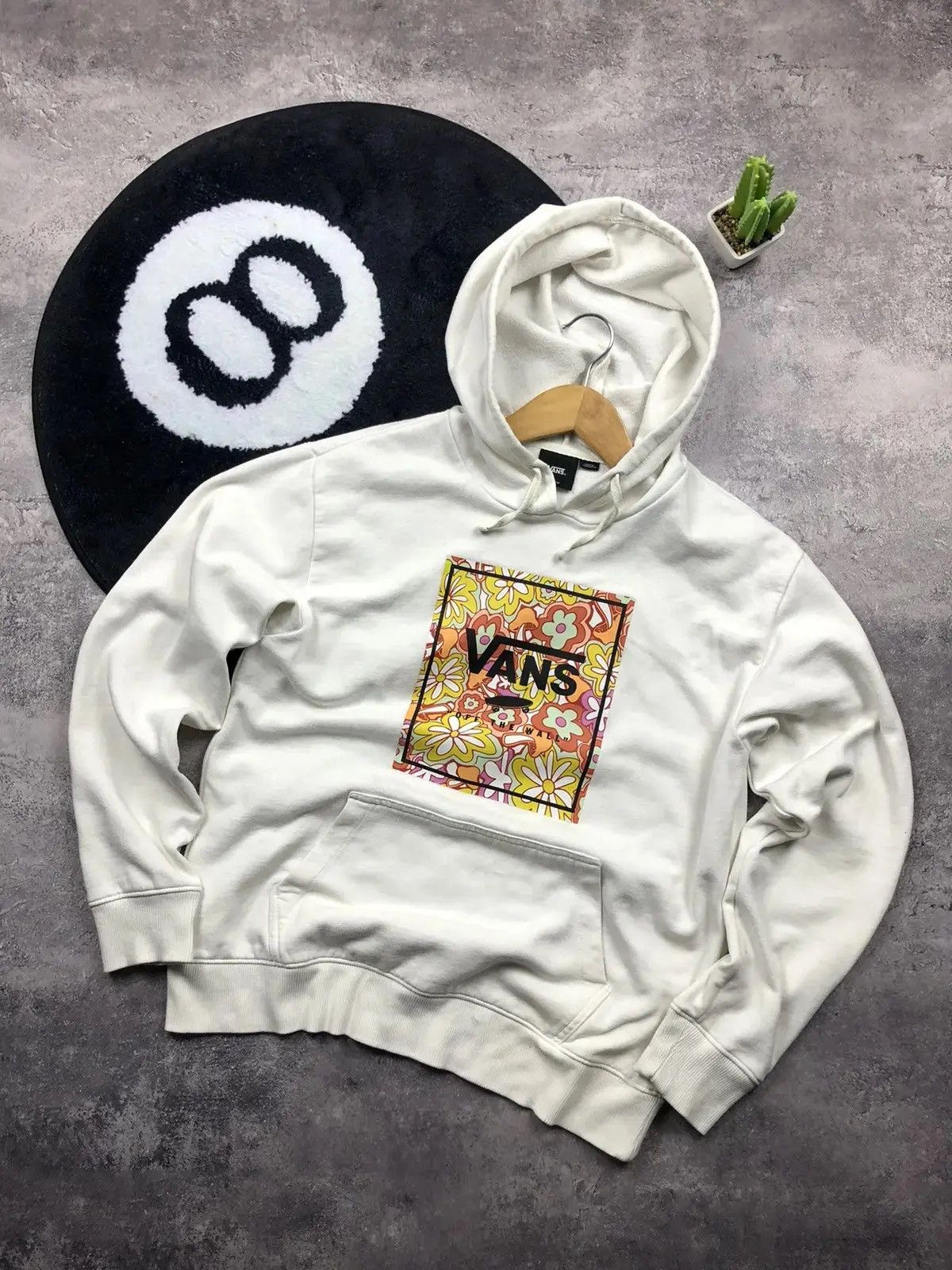 Vans VANS Hype Skateboarding Streetwear Hoodie Big Flowers Logo Size US M / EU 48-50 / 2 - 1 Thumbnail