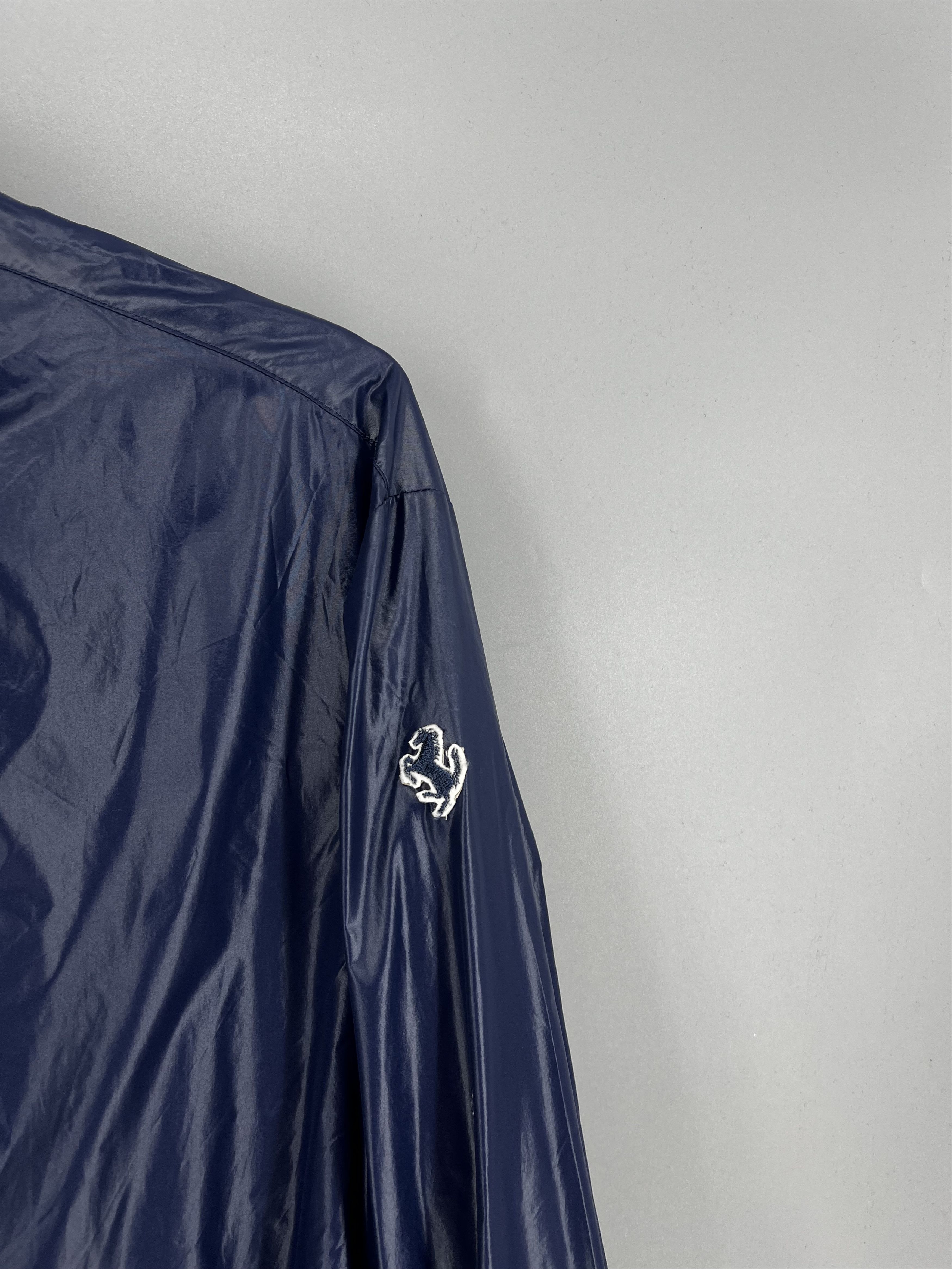 Ferrari Vintage 90s Ferrari Windbreaker Jacket Navy Blue Size XL Size US XL / EU 56 / 4 - 7 Thumbnail