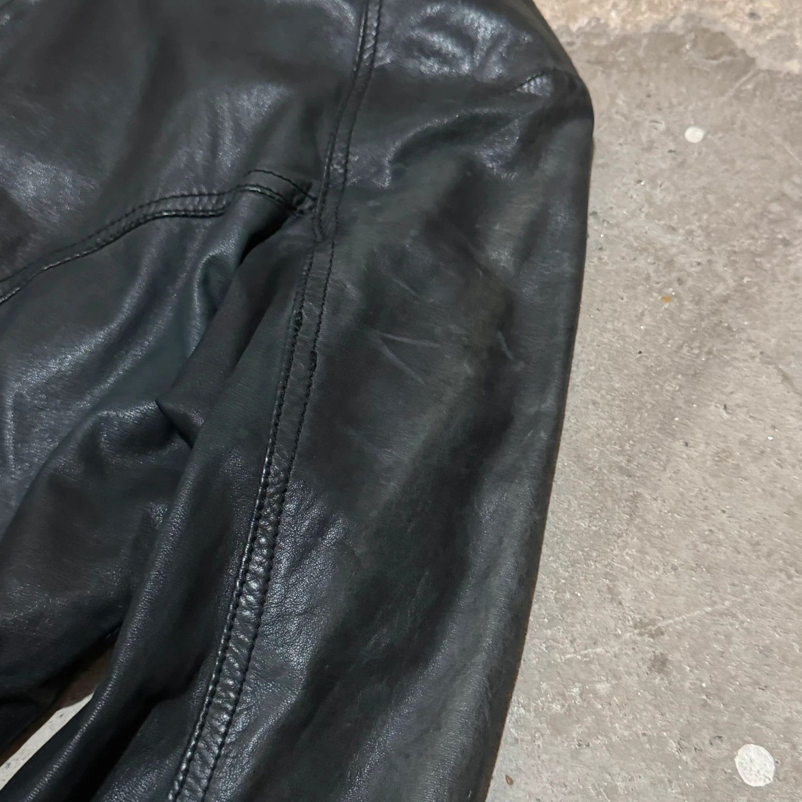 Le Grande Bleu (L.G.B.) Lgb no s-riders calf skin leather jacket Size US M / EU 48-50 / 2 - 9 Thumbnail