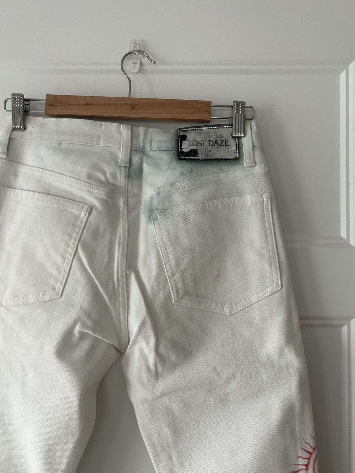 Lost Daze Lost Daze Hand Painted Pants Size US 28 / EU 44 - 5 Thumbnail