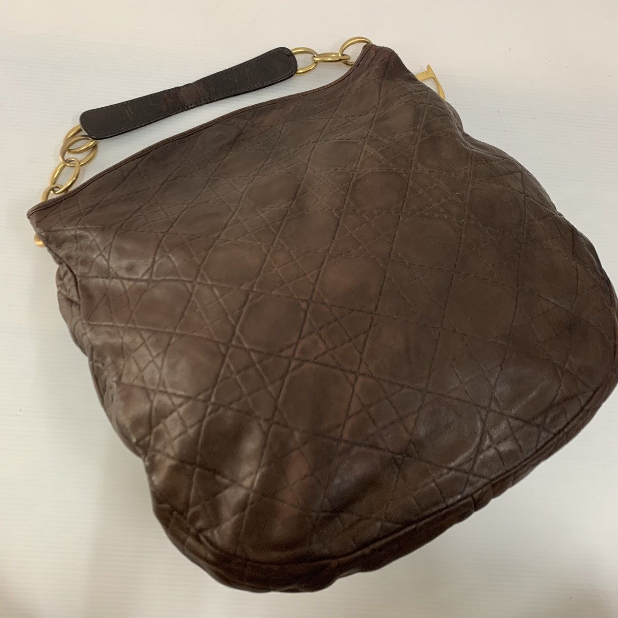 Christian Dior Monsieur Christian Dior Leather Shoulder Bag Size ONE SIZE - 9 Thumbnail