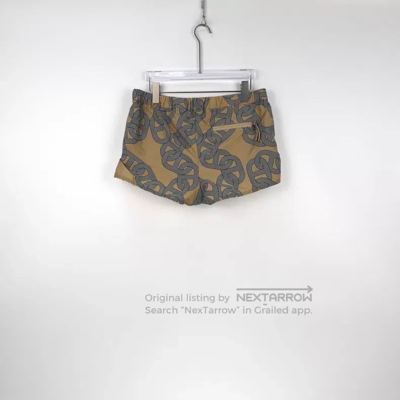 Hermes Hermes Khaki Rope Pattern Drawstring Shorts Size 25" / US 0 / IT 36 - 4 Thumbnail