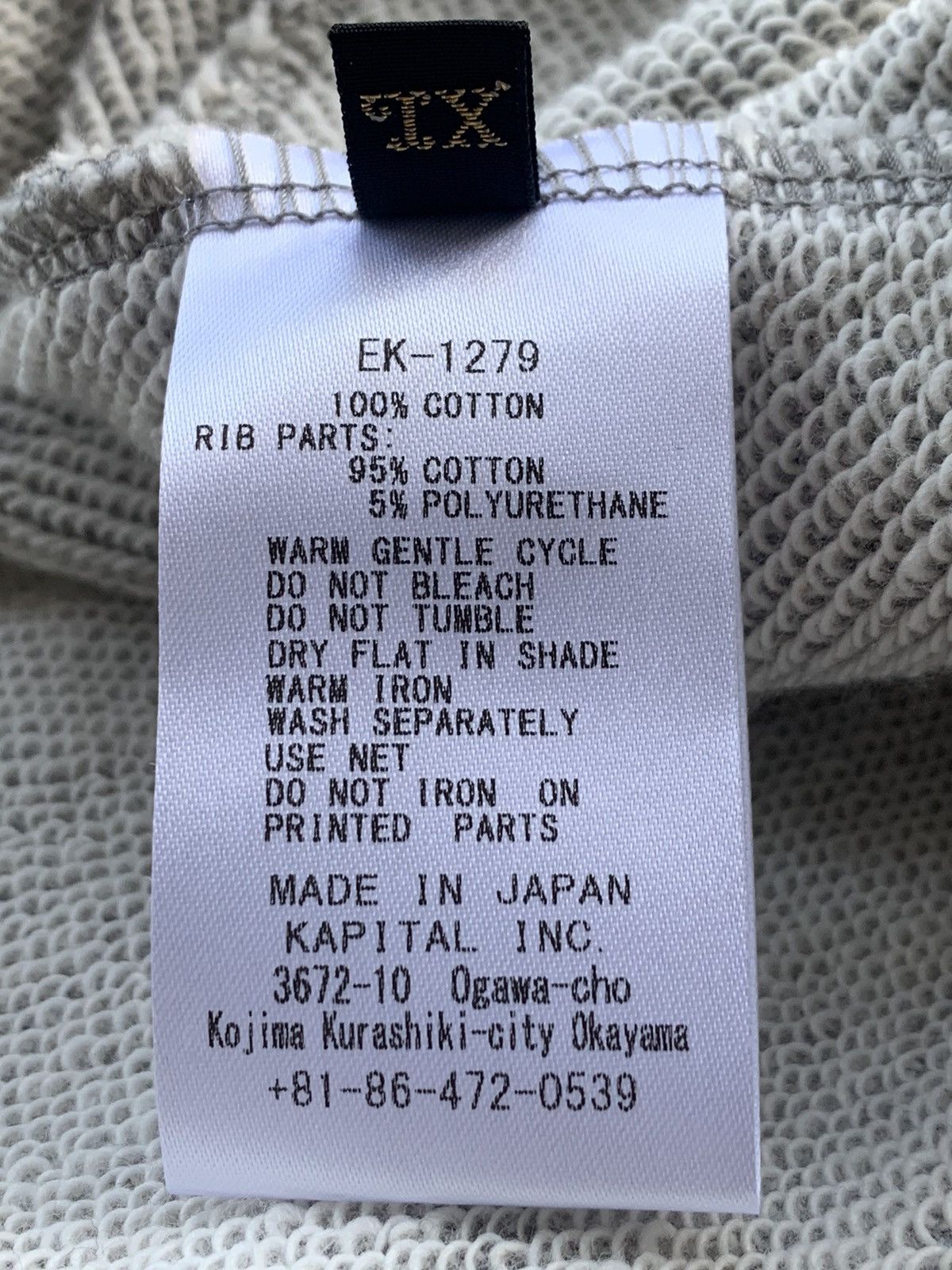 Kapital KAPITAL BIG BEAR HAPPY SOCKS GREY TOP SWT KNIT SWEATSHIRT Size US XL / EU 56 / 4 - 16 Thumbnail