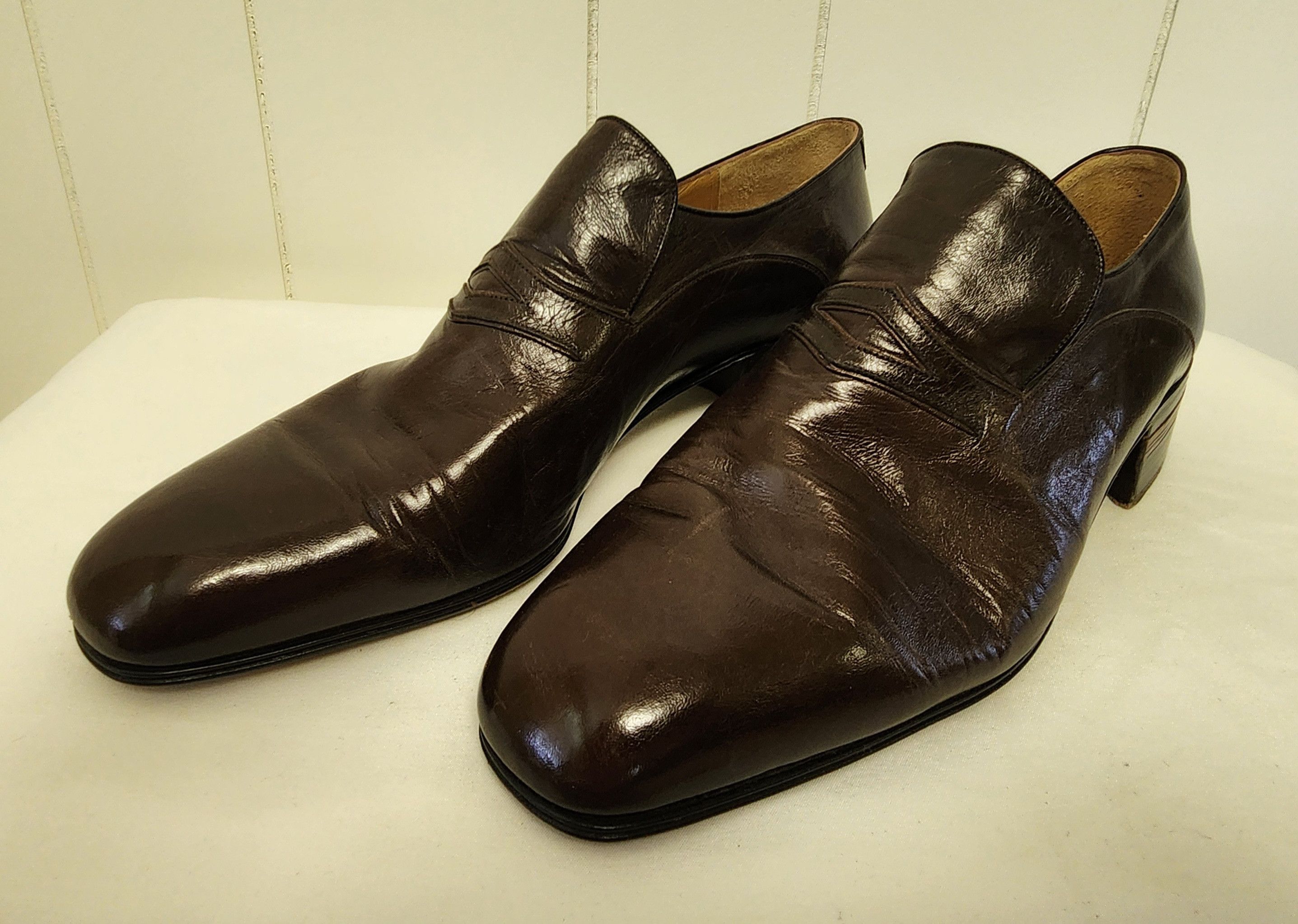 BIJAN Bijan Beverly Hills shoes 8.5 men's brown leather loafers Size US 8.5 / EU 41-42 - 6 Thumbnail
