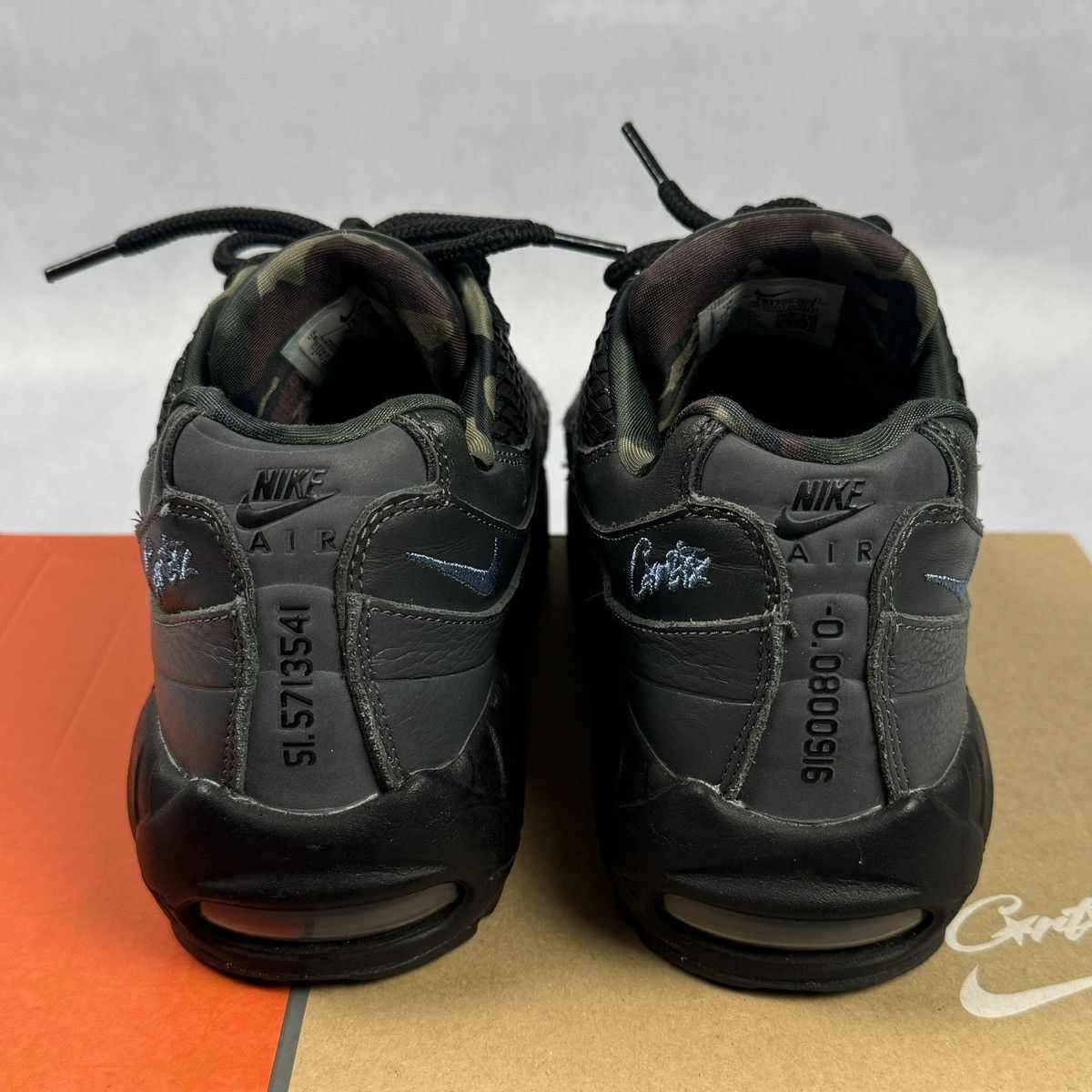 Corteiz × Nike Air Max 95 SP Aegean Storm Sneakers Size US 8 / EU 41 - 8 Thumbnail