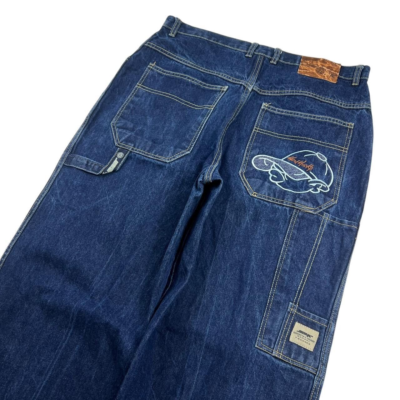 Other Vintage Sohk School Of Hard Knocks Baggy Jeans - Waist: 36” Size US 36 / EU 52 - 3 Thumbnail