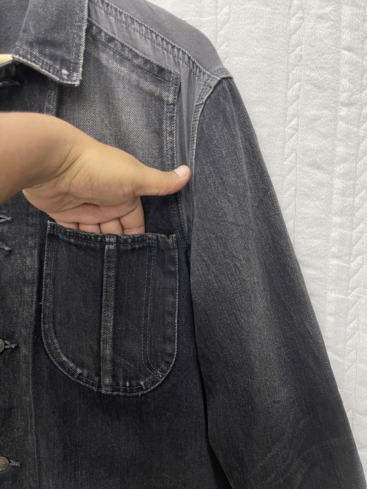 Maison MIHARA YASUHIRO RARE🔥MIHARA YASUHIRO AW15 DENIM OVERJACKET Size US S / EU 44-46 / 1 - 8 Thumbnail
