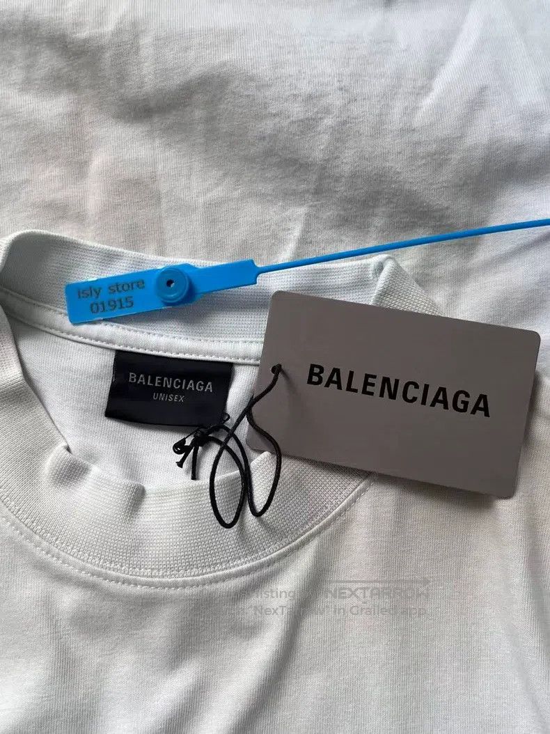 Balenciaga Balenciaga Letter Logo Printed Round Neck Short Sleeve T-S Size US XS / EU 42 / 0 - 5 Thumbnail