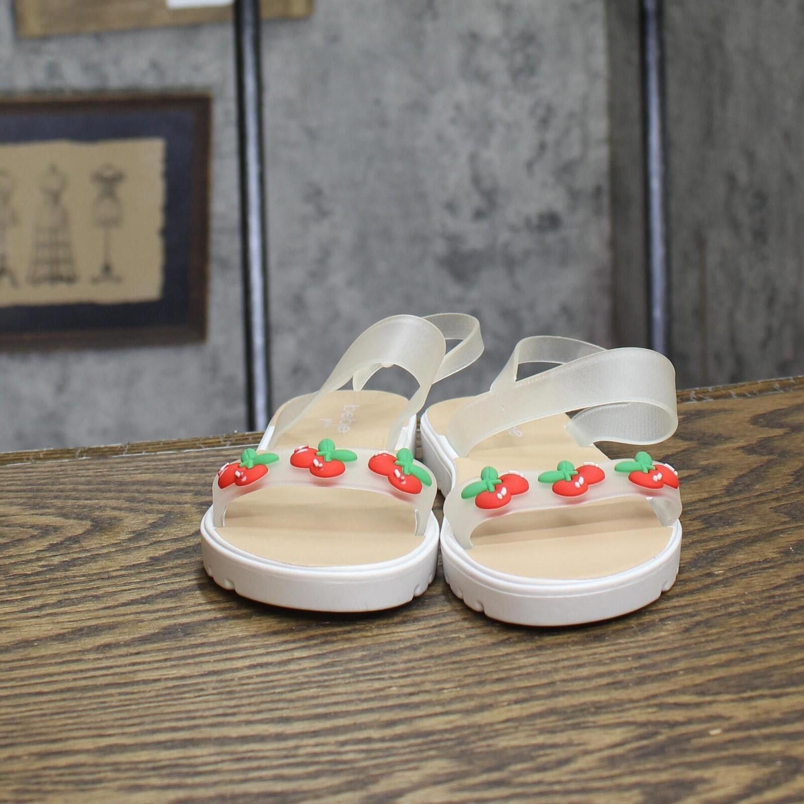 United Colors Of Benetton Bebe Cute And Comfortable Summer Sandals White 11t / 12t Size US 5 / EU 37 - 3 Thumbnail