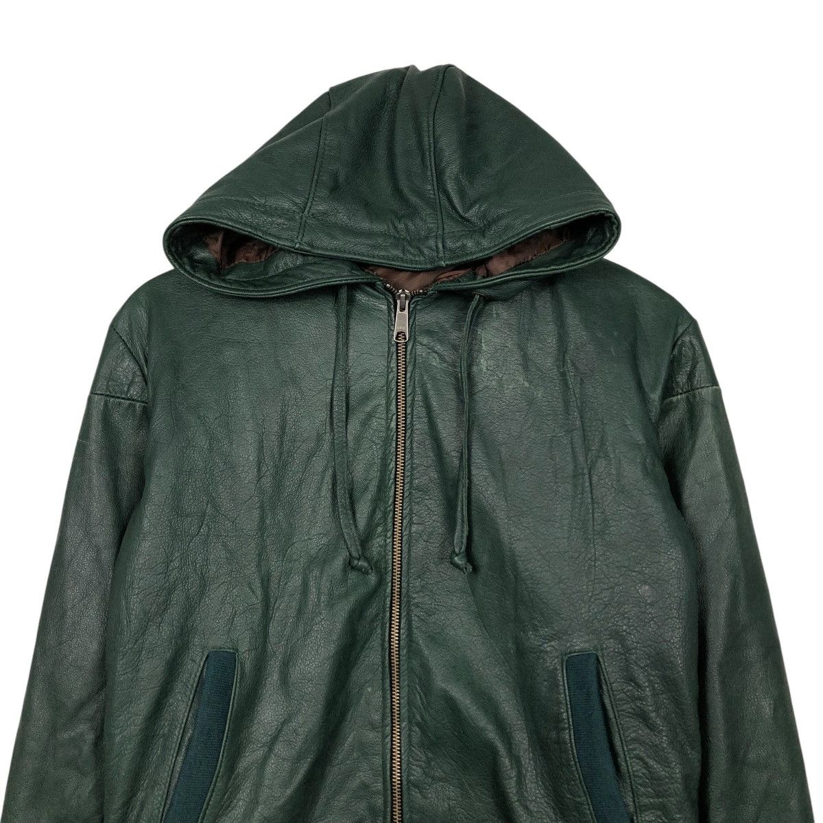 Japanese Brand 🔥UNKNOWN BRAND JAPANESE CROPPED LEATHER JACKET ISSEY MIYAKE Size US S / EU 44-46 / 1 - 5 Thumbnail