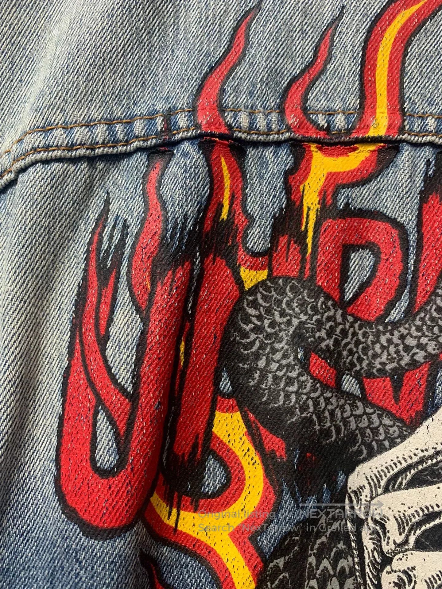 Ben Taverniti Unravel Project Unravel Project Classic Ribbon Denim Jacket. Size US S / EU 44-46 / 1 - 4 Thumbnail