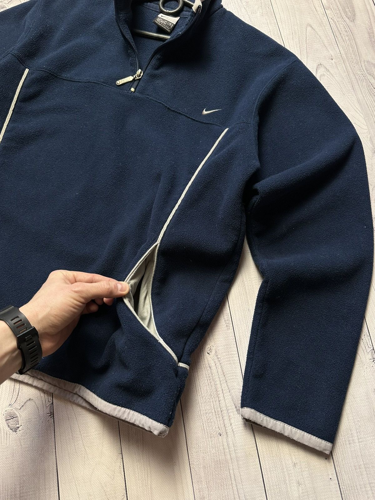 Nike × Vintage Vintage Nike Fleece sweatshirt size S logo Size US S / EU 44-46 / 1 - 3 Thumbnail