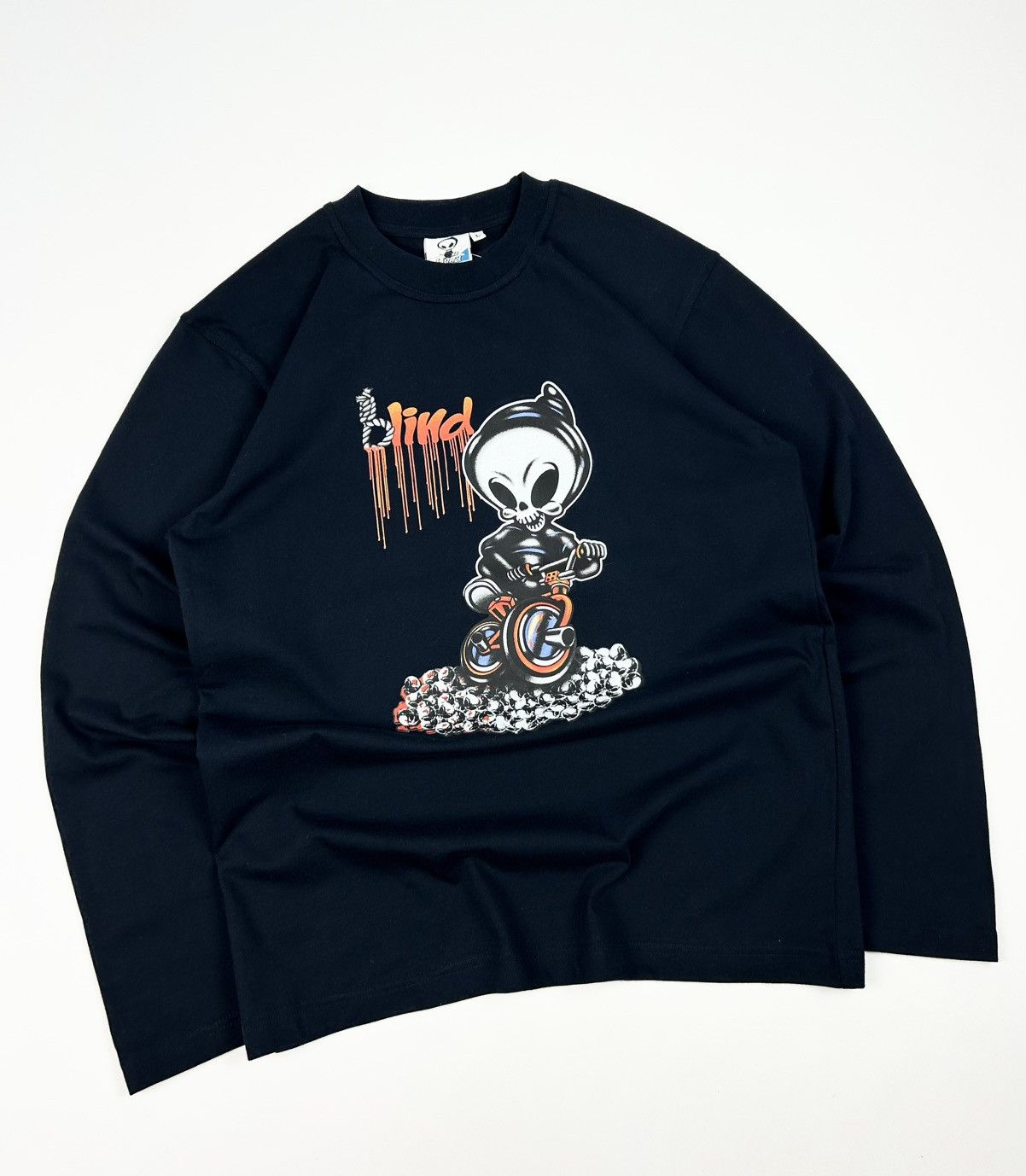 Blind Skateboards × JNCO × Vintage Vintage Blind Skateboards Reaper Long Sleeve 90s Size US L / EU 52-54 / 3 - 2 Thumbnail