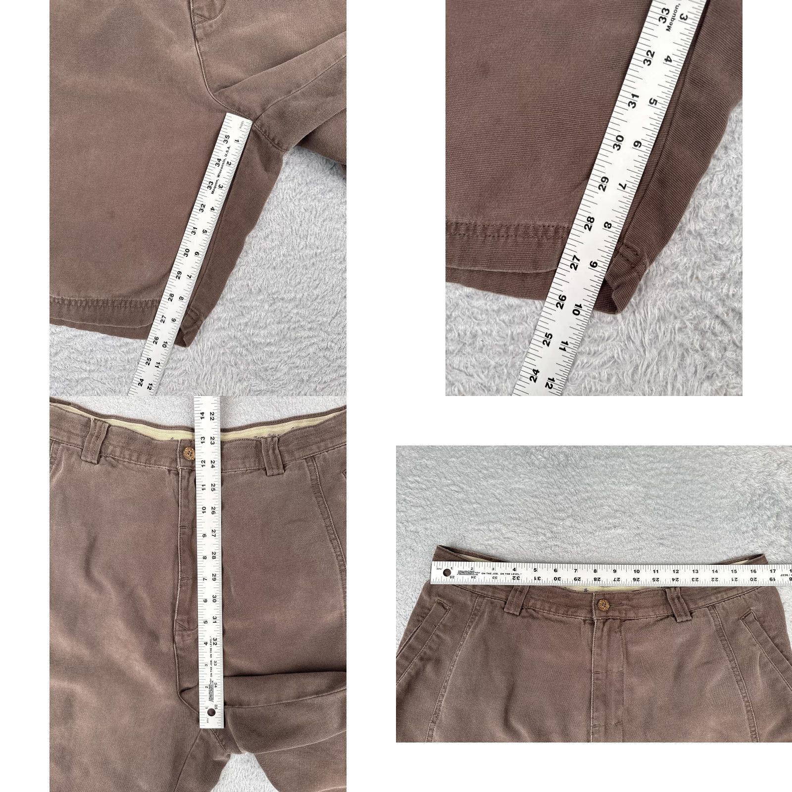 Tommy Bahama Tommy Bahama Shorts Mens 36 Brown Cargo Pockets Chino Tencel Cotton Casual Soft Size US 36 / EU 52 - 8 Thumbnail