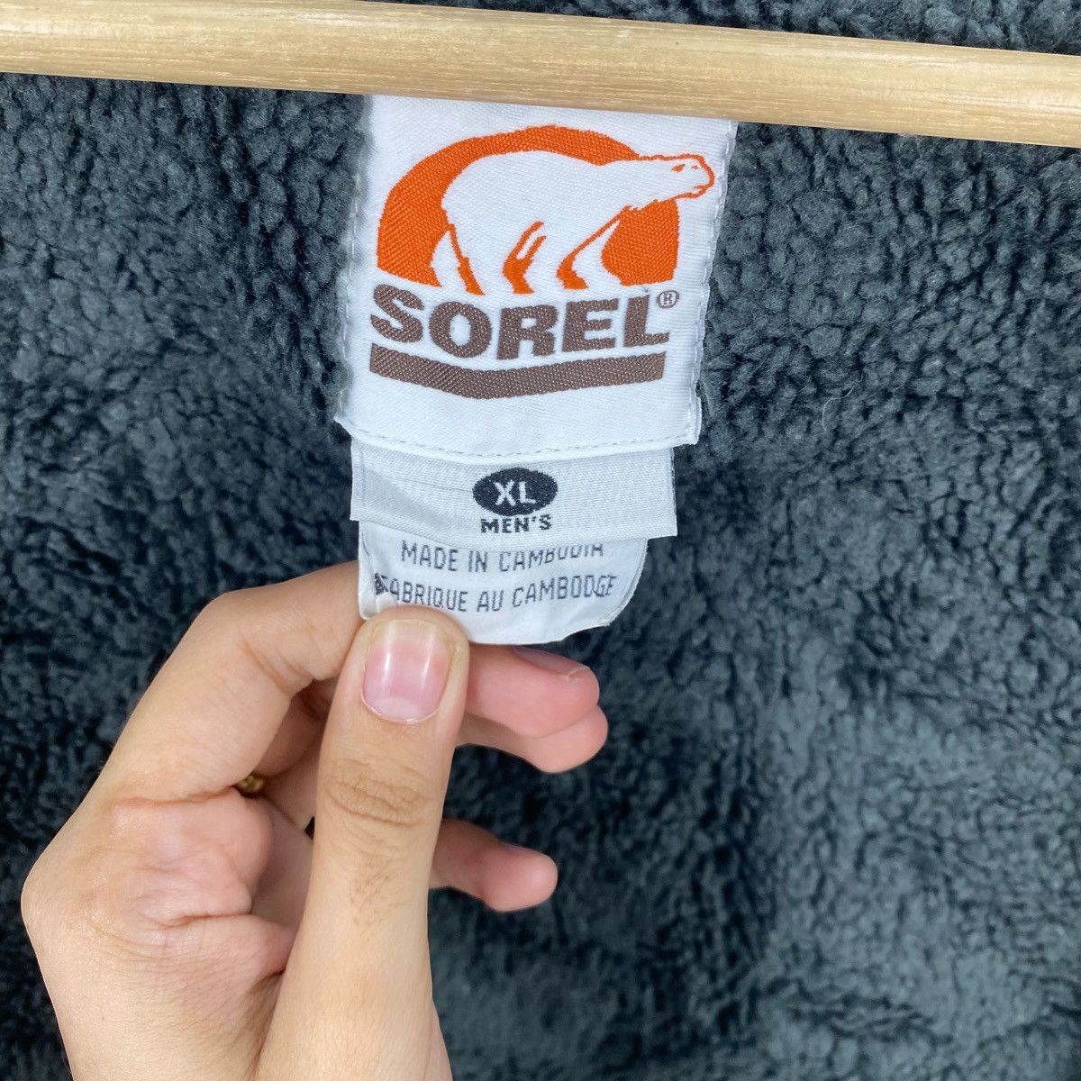 SOREL Vintage SOREL Sherpa Workwear Vest Faded Canvas Zip Up Size US XL / EU 56 / 4 - 8 Thumbnail