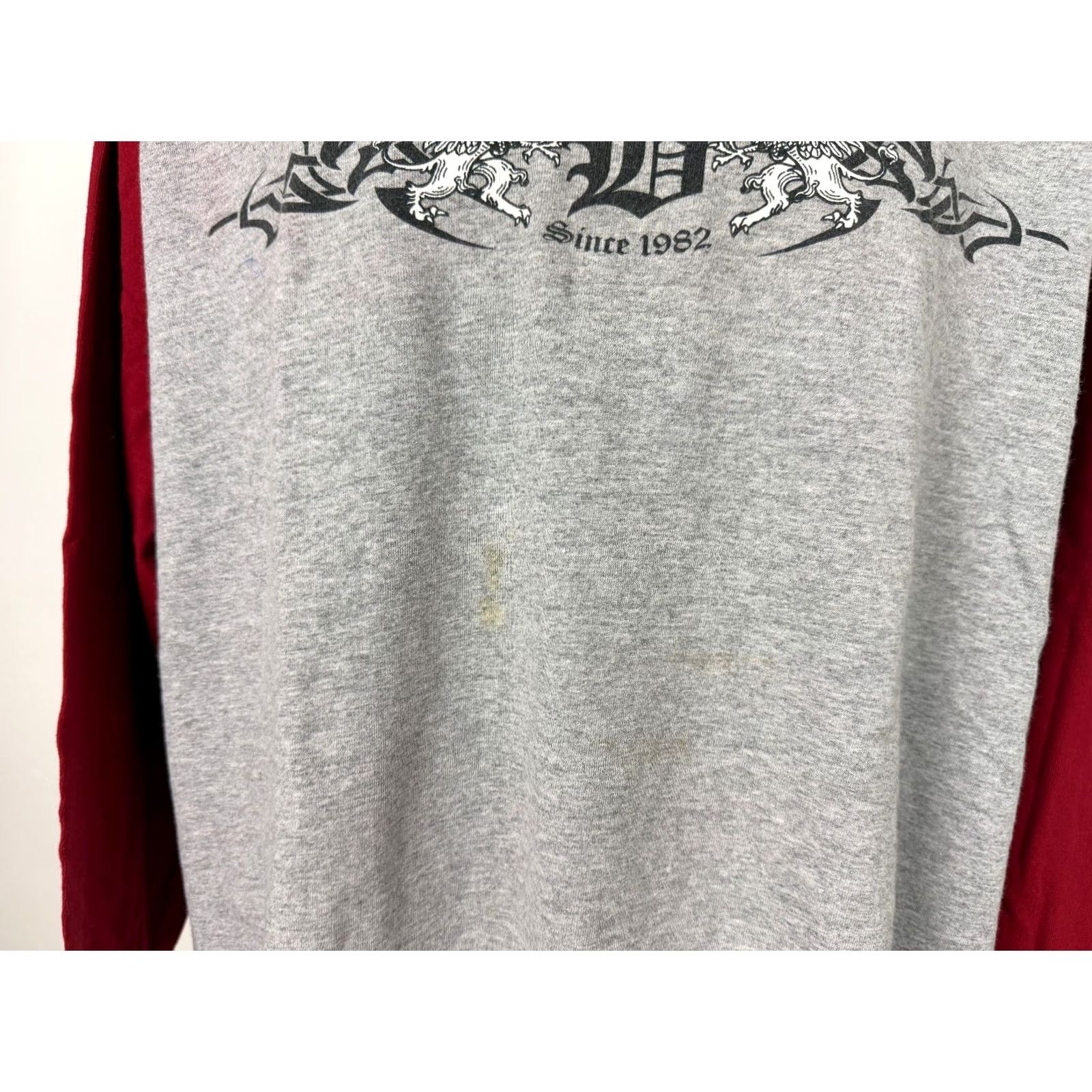 Vintage Bullhead 90s T-Shirt Shirt Graffiti Graphic Print Men XL Vintage Gray Raglan United States Made Size US XL / EU 56 / 4 - 5 Thumbnail
