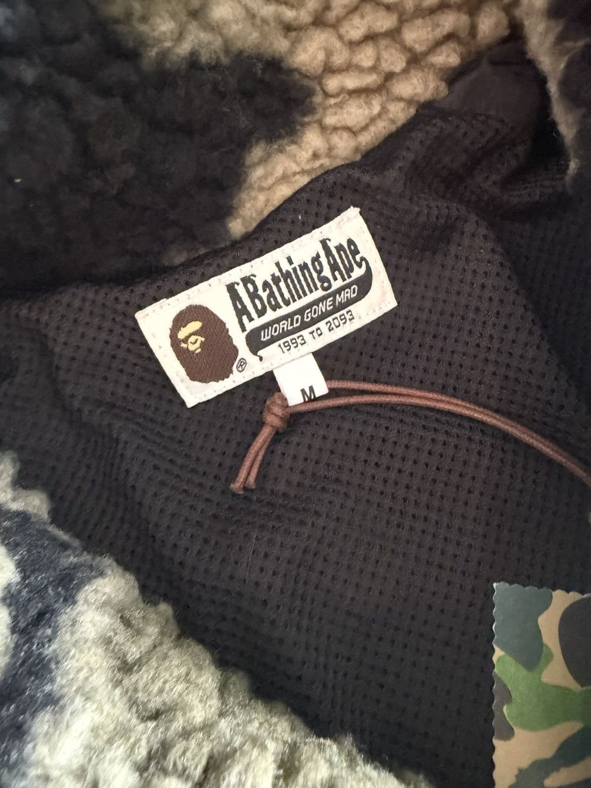 Bape Bape Green Camo Fleece Jacket Size US M / EU 48-50 / 2 - 6 Thumbnail