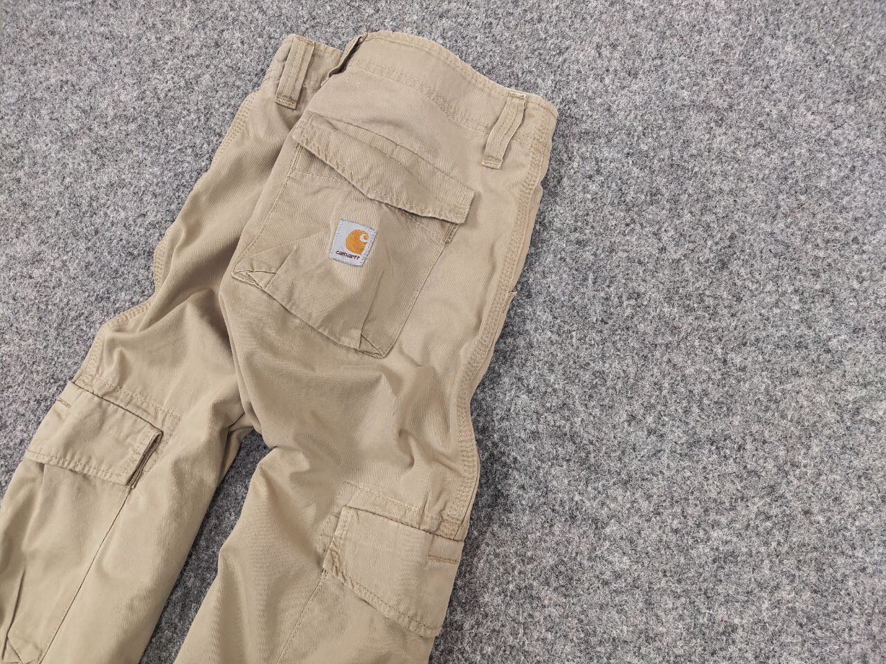 Carhartt Vintage 90's Carhartt Thrift Distressed Logo Cargo Pants Size US 30 / EU 46 - 4 Thumbnail
