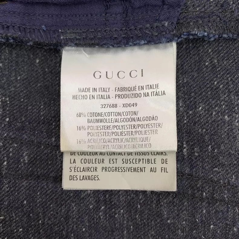 Gucci Gucci Dark blue cotton casual denim trousers 2504-Nextarrow Size US 28 / EU 44 - 7 Thumbnail