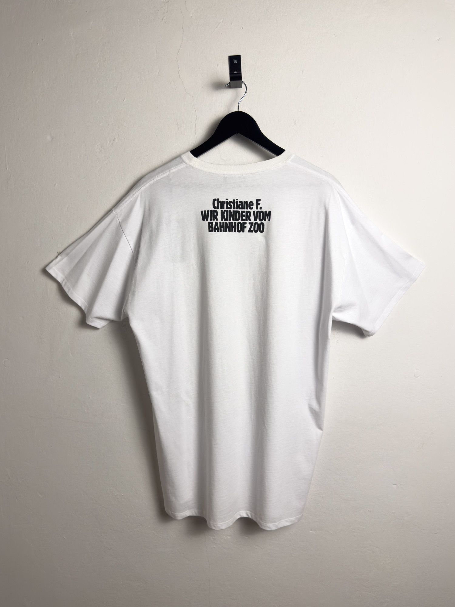 Raf Simons Raf Simons FW18 Christiane F Wet Hair T-Shirt White