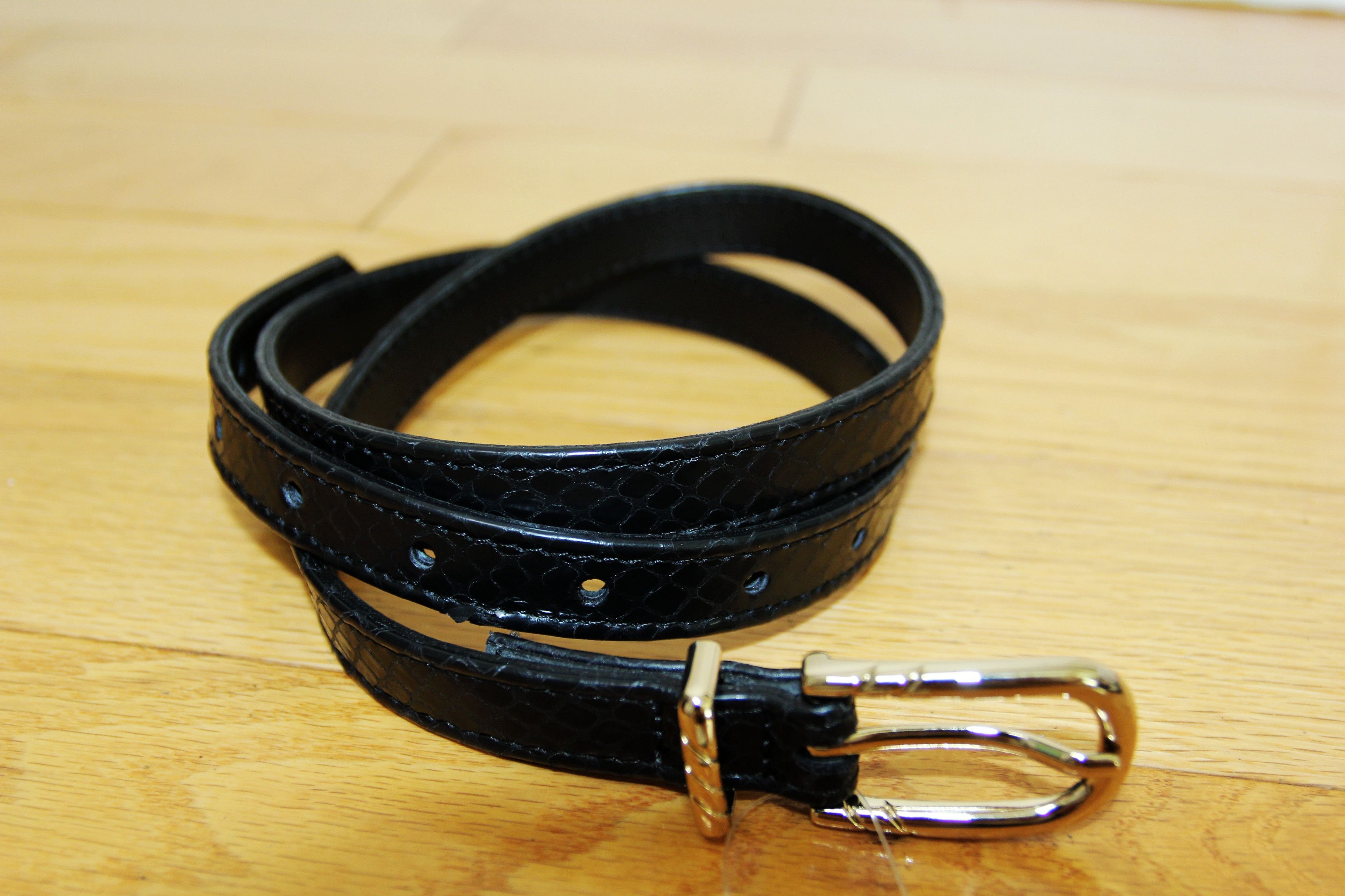 Ernest W. Baker BNWT SS25 ERNEST W. BAKER SKINNY LEATHER BELT S Size ONE SIZE - 1 Thumbnail