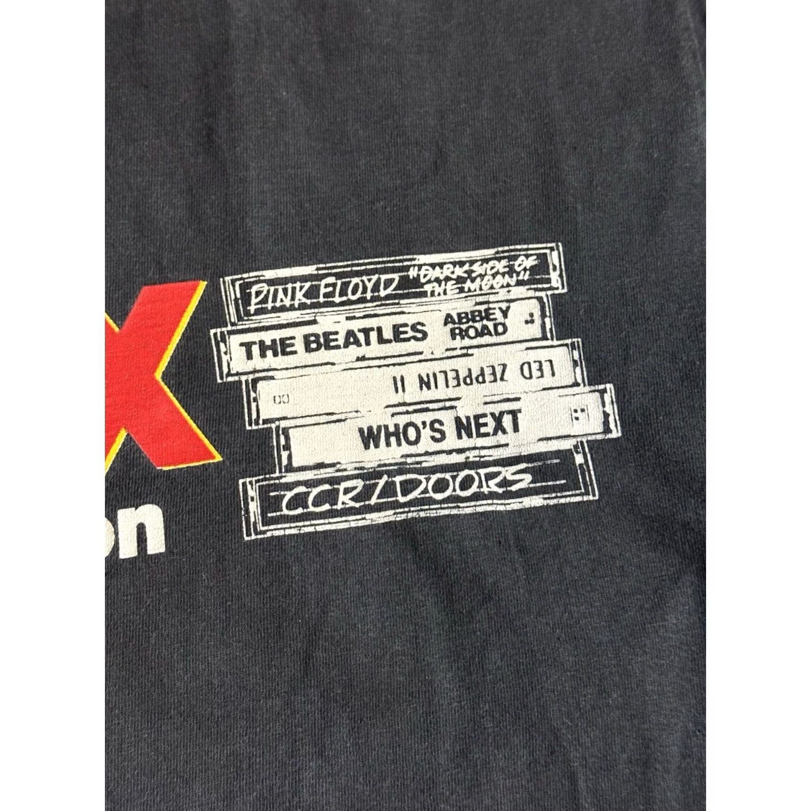 Vintage VINTAGE 90s KLSX The Classic Rock Station Pink Floyd The Beatles T Shirt 97.1 XL Men Size US XL / EU 56 / 4 - 2 Thumbnail