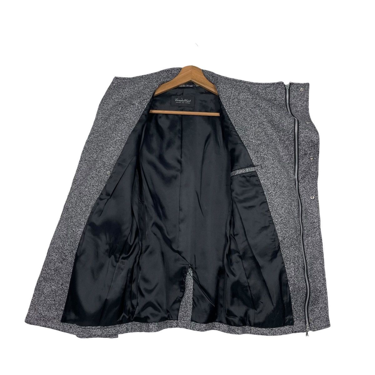 Tornado Mart Tornado Mart Motorcycle Style Diagonal Zipper Jacket Size US S / EU 44-46 / 1 - 11 Thumbnail