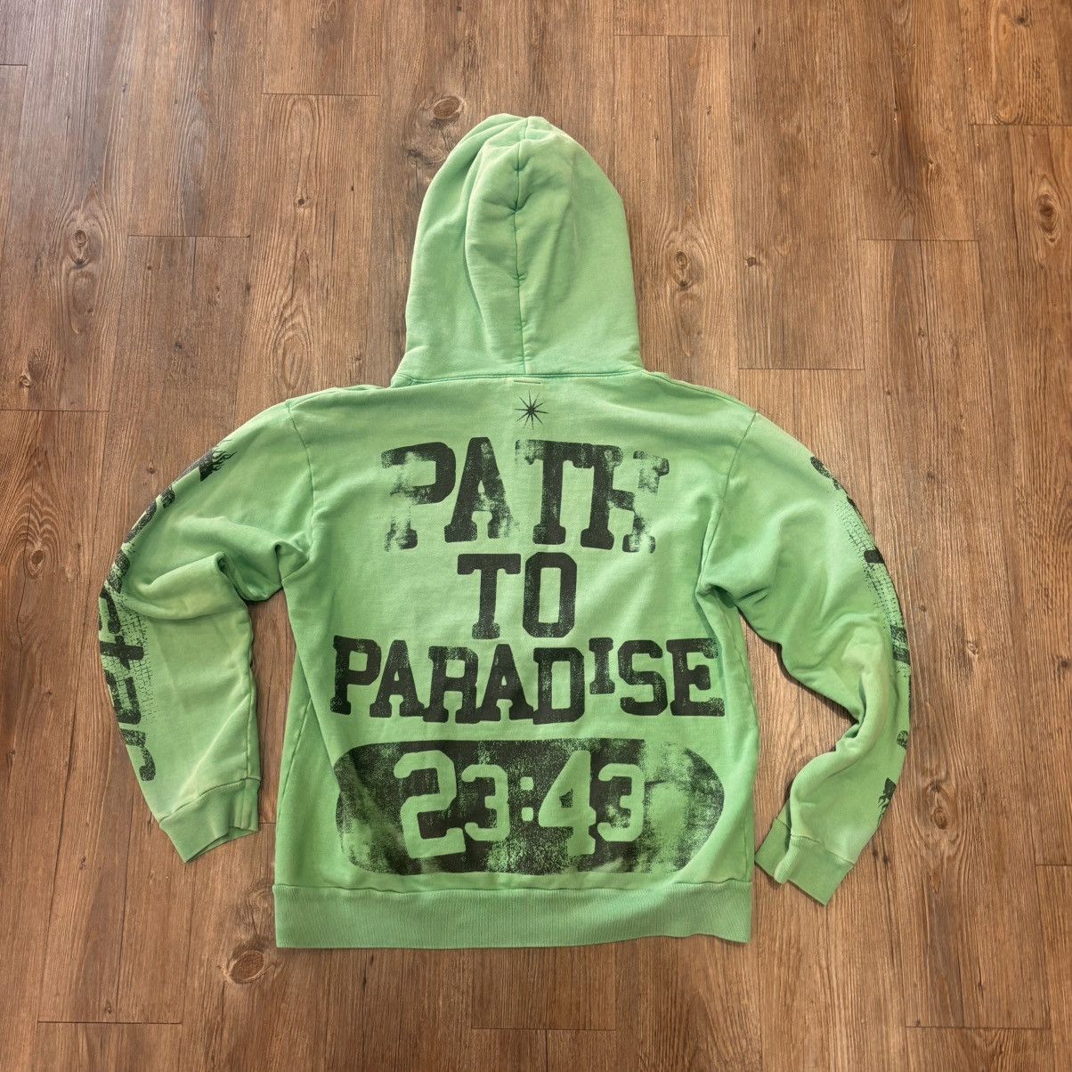 HELLSTAR Hellstar Green Emerald Angel Hoodie Size US M / EU 48-50 / 2 - 2 Thumbnail