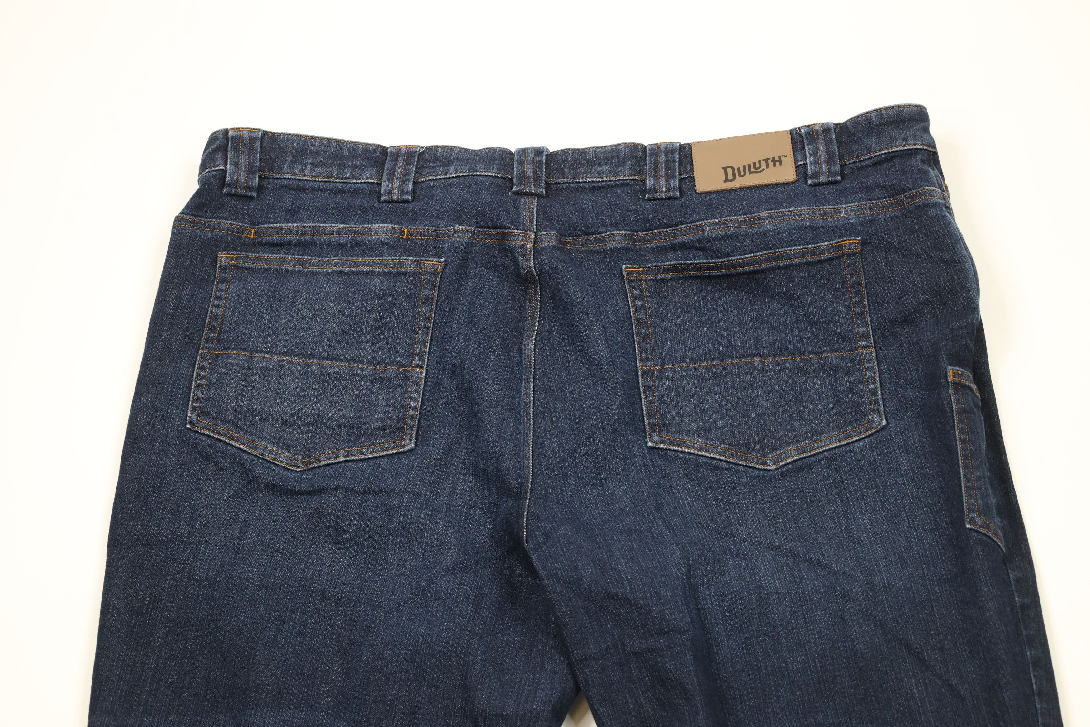 Duluth Trading Company × Vintage Duluth Trading Co Fit Ballroom Double Flex Denim Jeans Blue Size US 44 / EU 60 - 11 Thumbnail