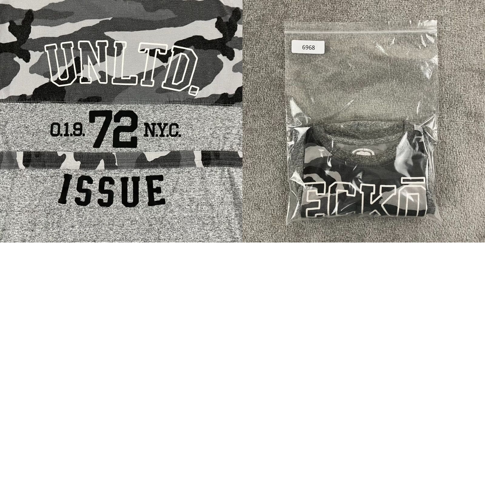 Ecko Unltd. ECKO UNLTD Shirt Mens M Gray Black Camo Logo Skate Streetwear Y2K Size US M / EU 48-50 / 2 - 8 Thumbnail