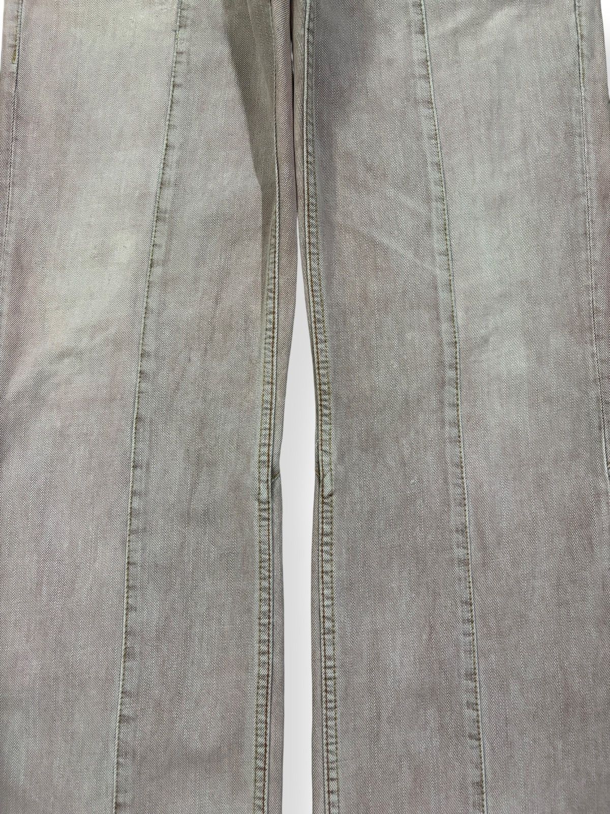 Tornado Mart Nicole Club Python Skin Bootcut Flare Distress Grunge Jeans Size US 33 - 5 Thumbnail
